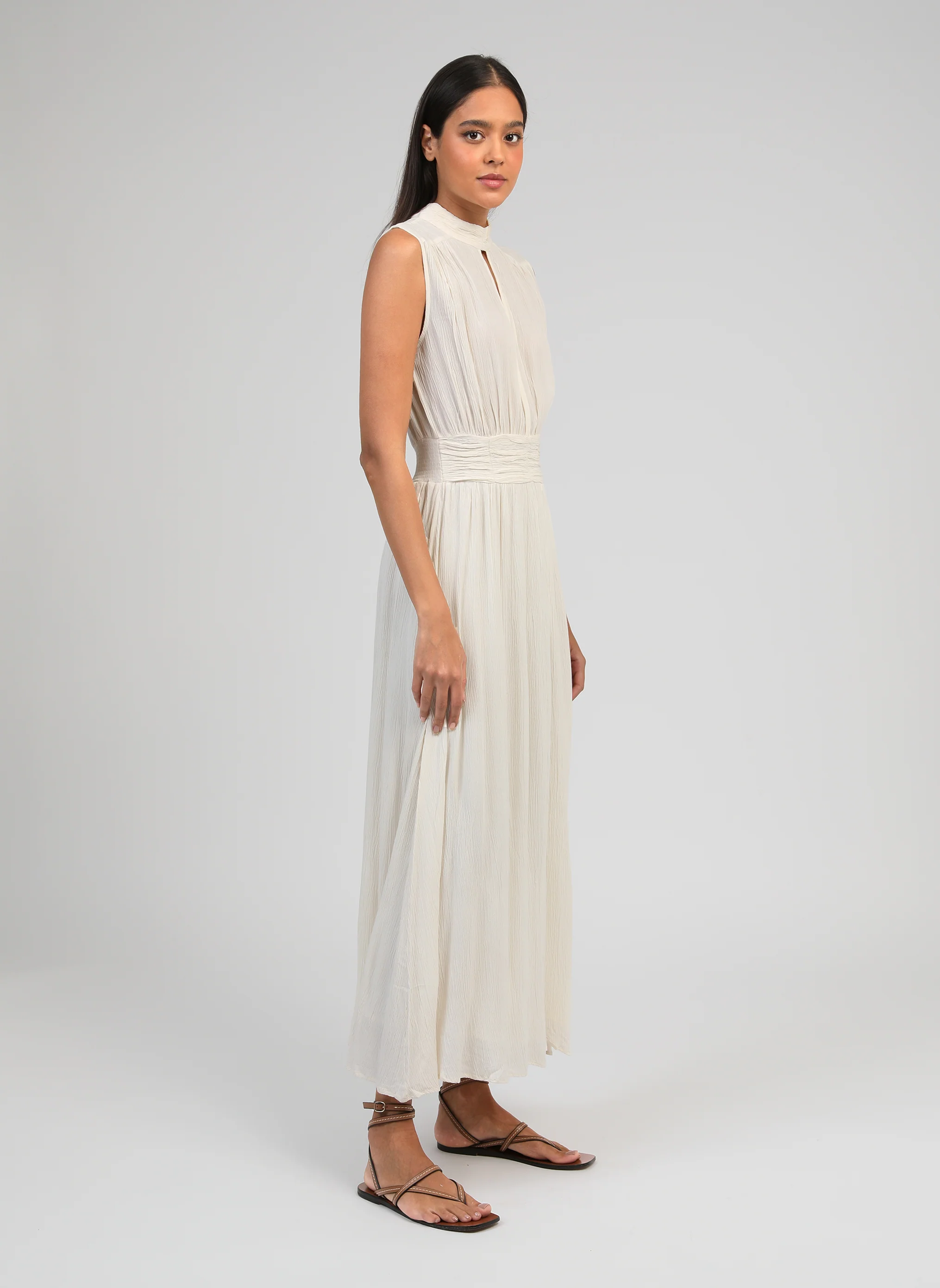 ROBE LONGUE ORLANY écru - Image 3
