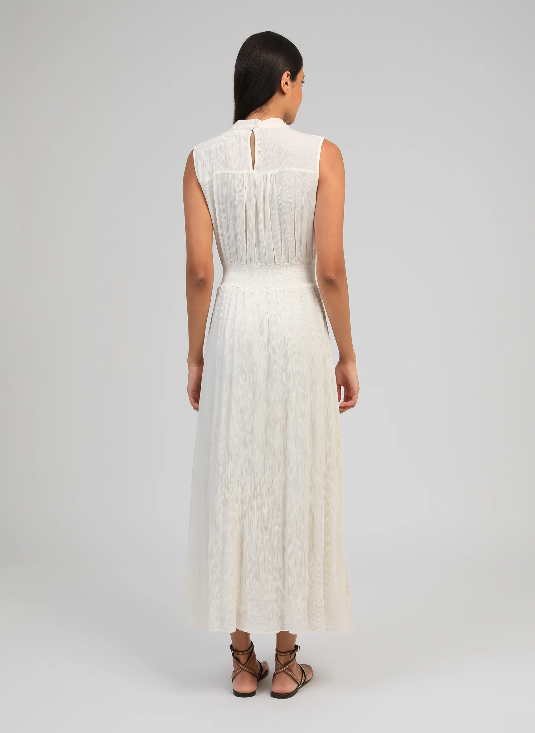 ROBE LONGUE ORLANY écru - Image 4