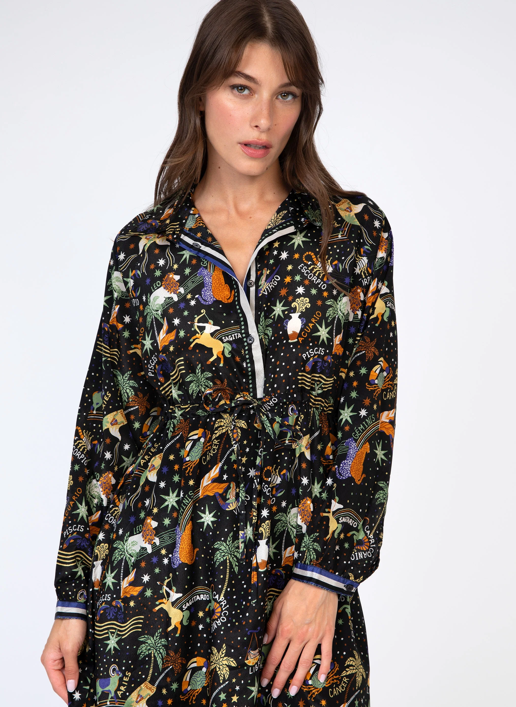 ROBE LONGUE OSALLY circa noir - Image 2