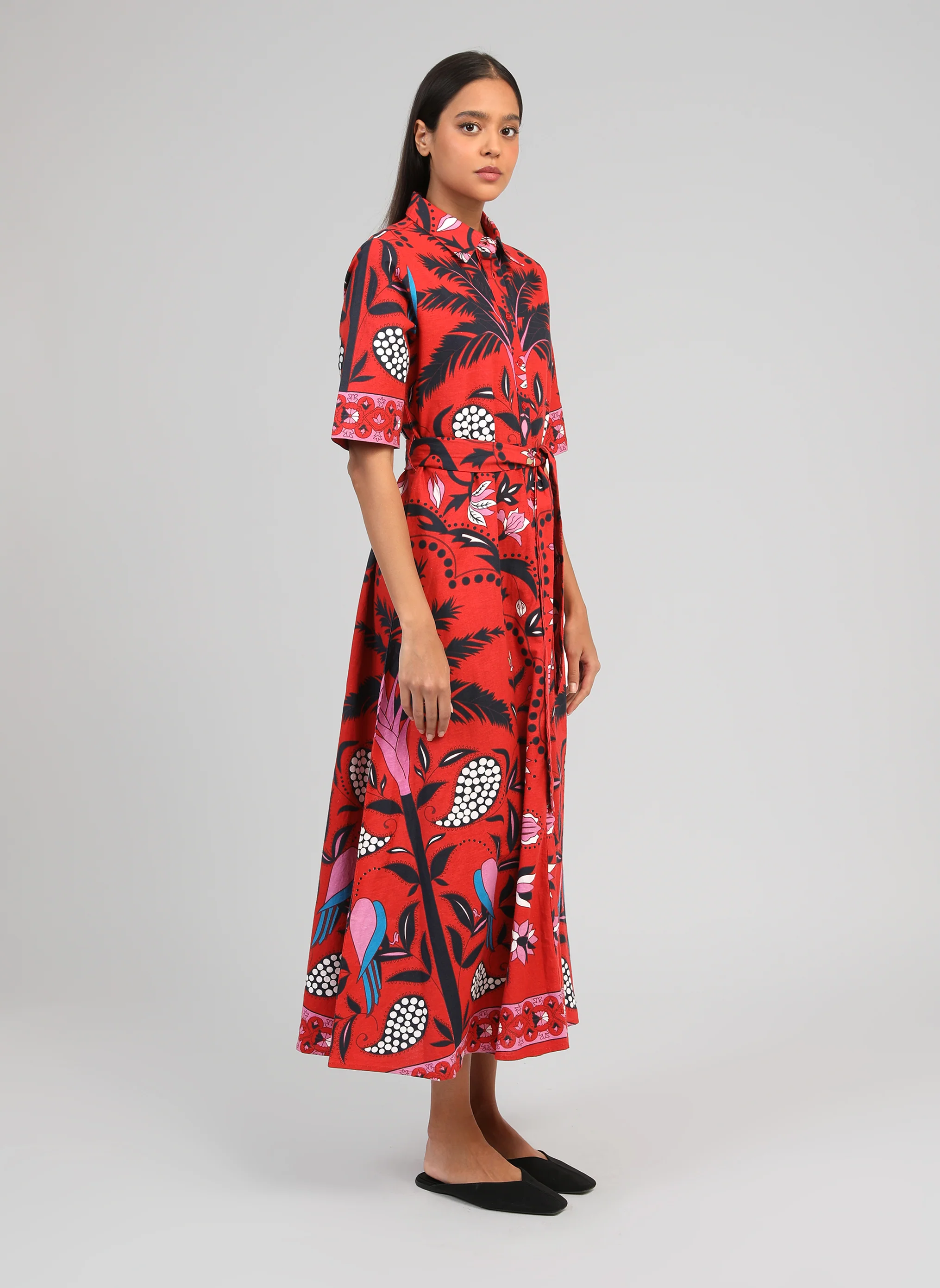 ROBE LONGUE OSMILA topico multico - Image 3