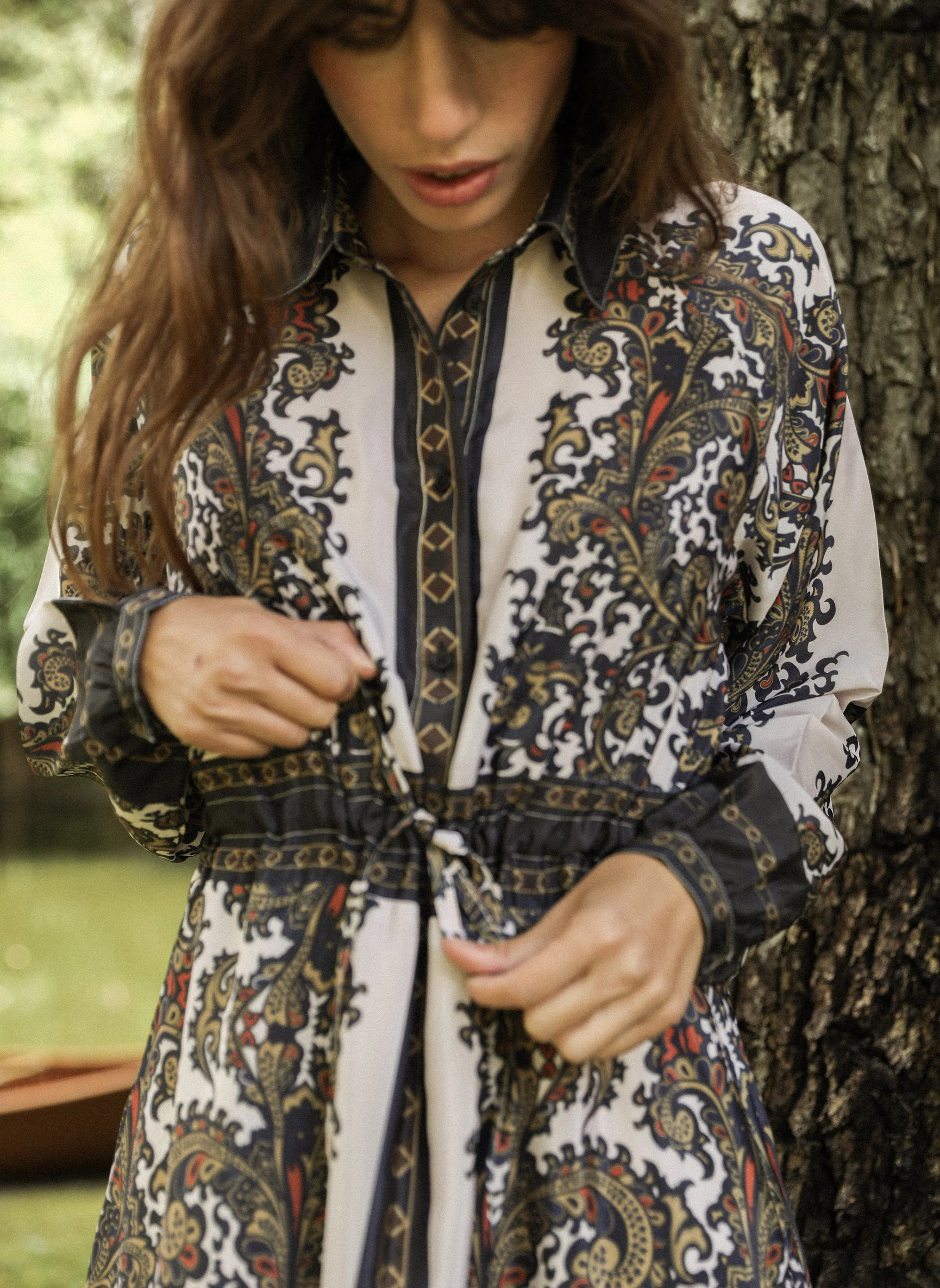 ROBE LONGUE OSSALITA filiamo ecru - Image 2