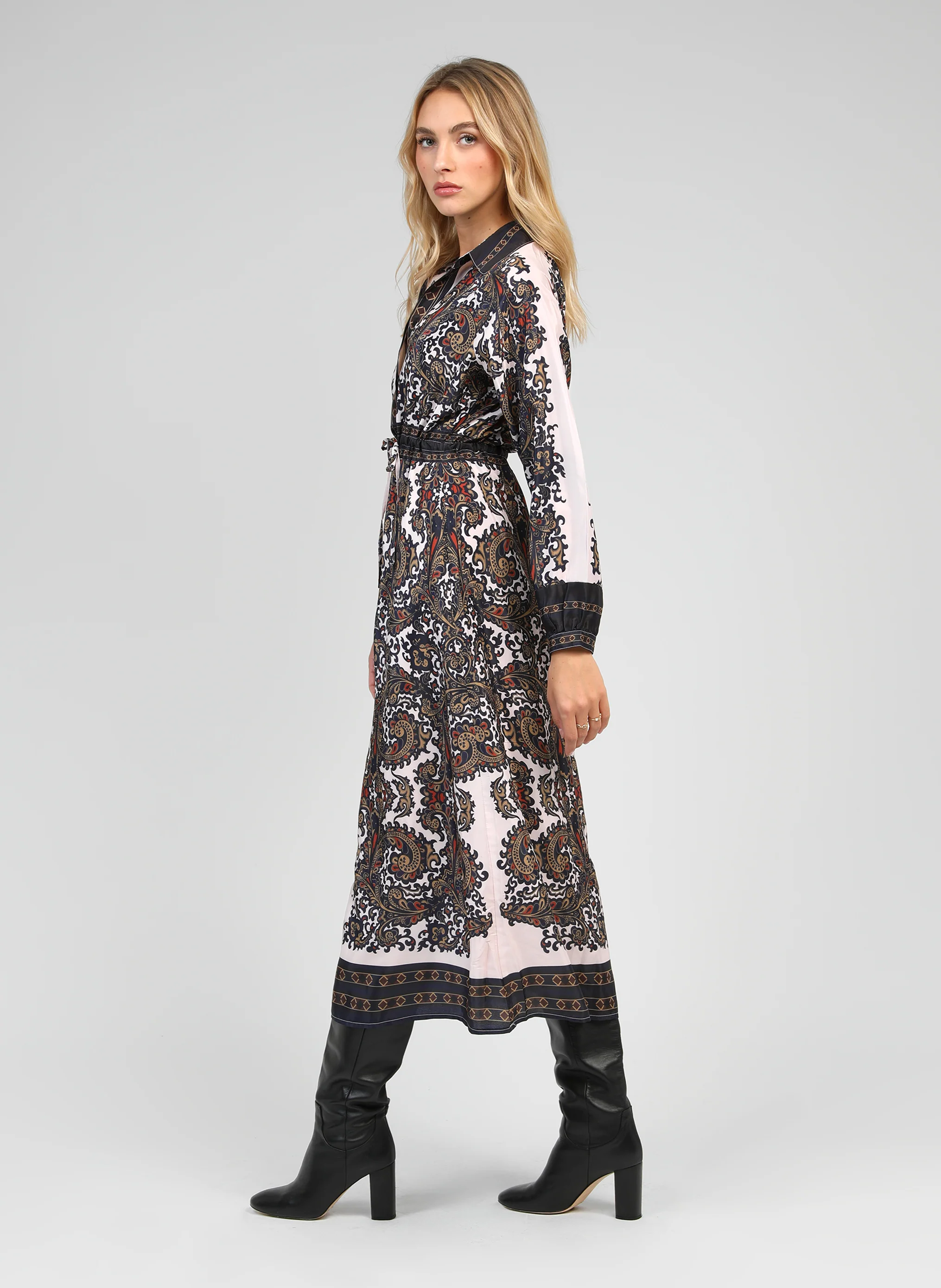 ROBE LONGUE OSSALITA filiamo ecru - Image 5