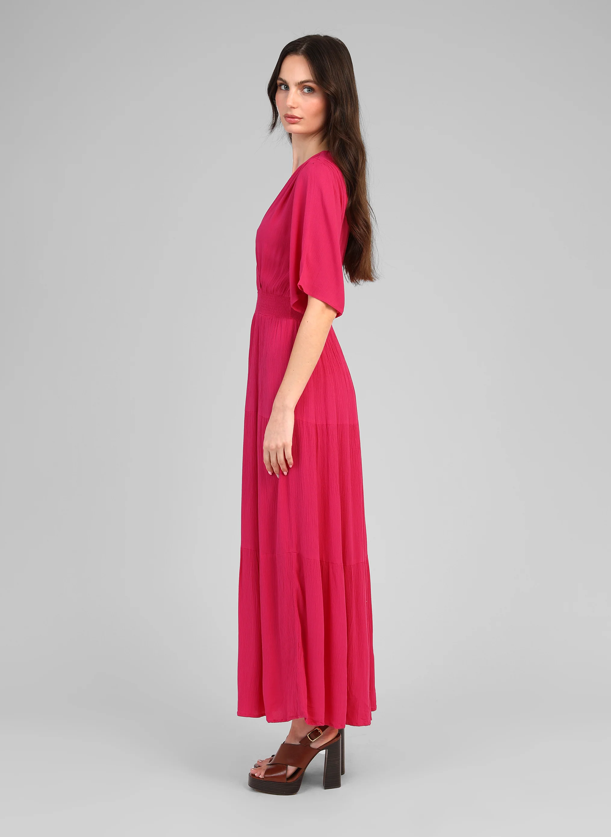 ROBE LONGUE OSUNCHALA fuchsia - Image 3