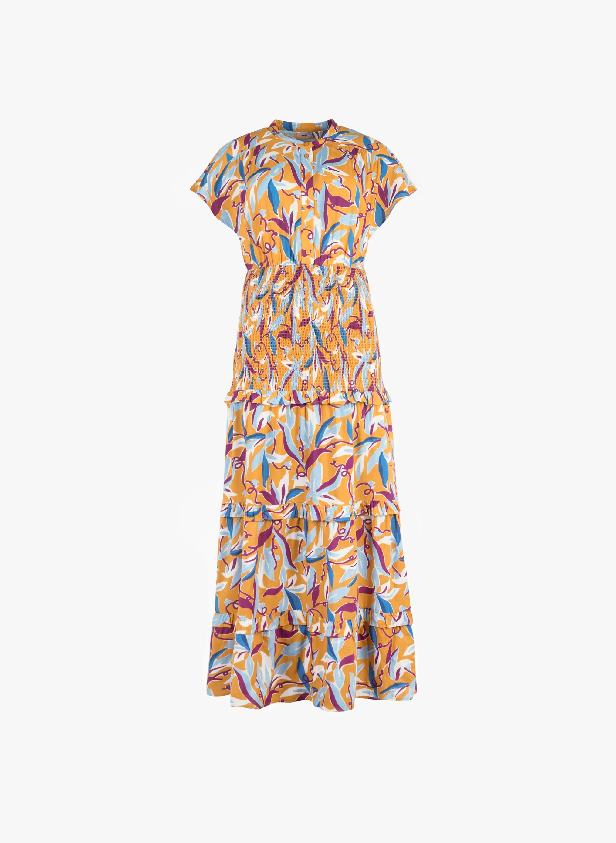 ROBE LONGUE OUMANY hazella ocre - Image 5