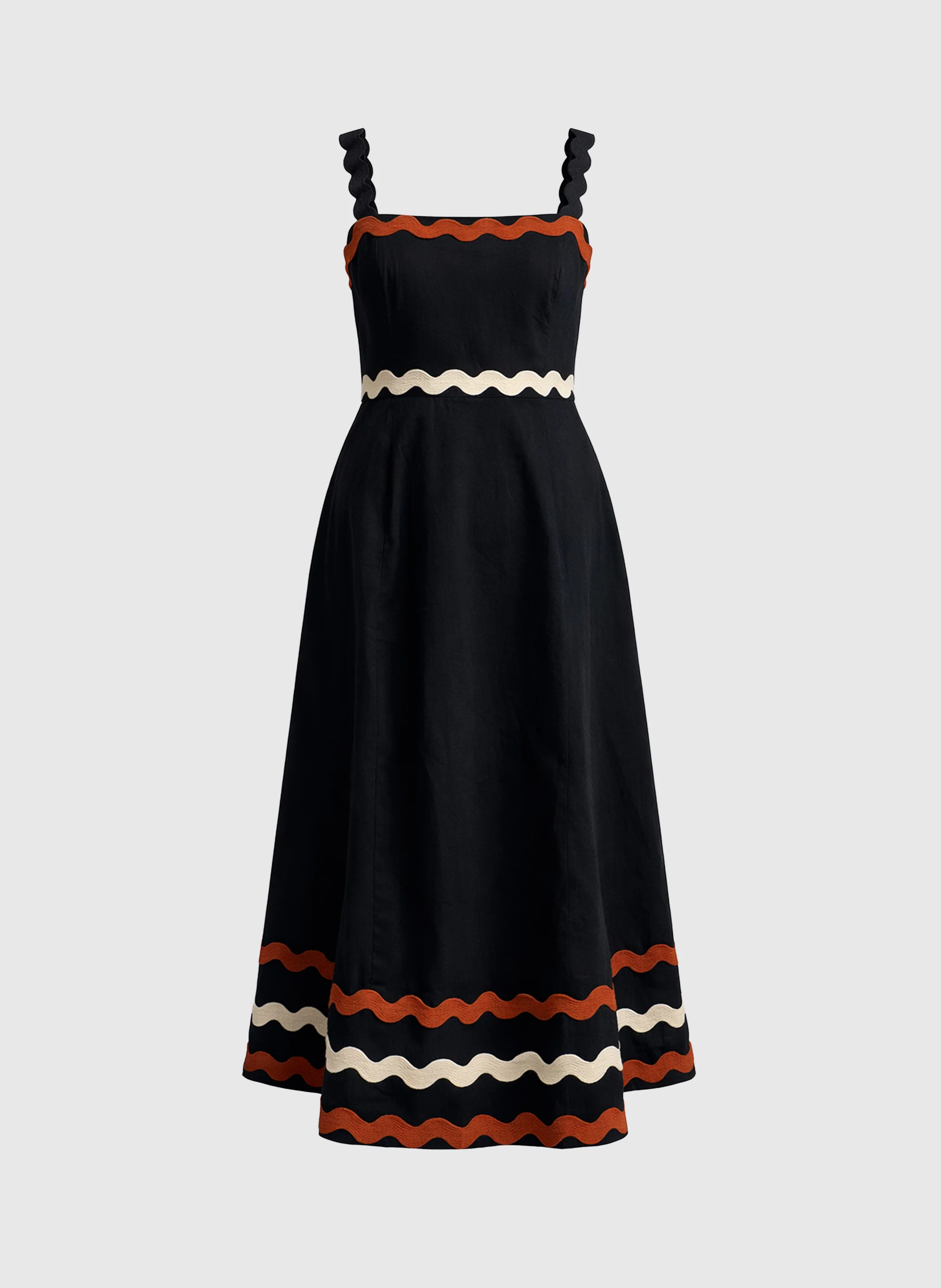 ROBE LONGUE OVALENTIN noir - Image 5
