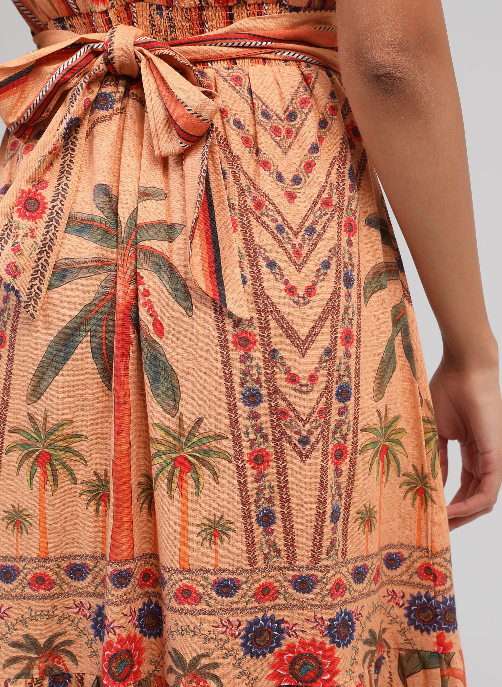 ROBE LONGUE OVANNA laloma orange - Image 5