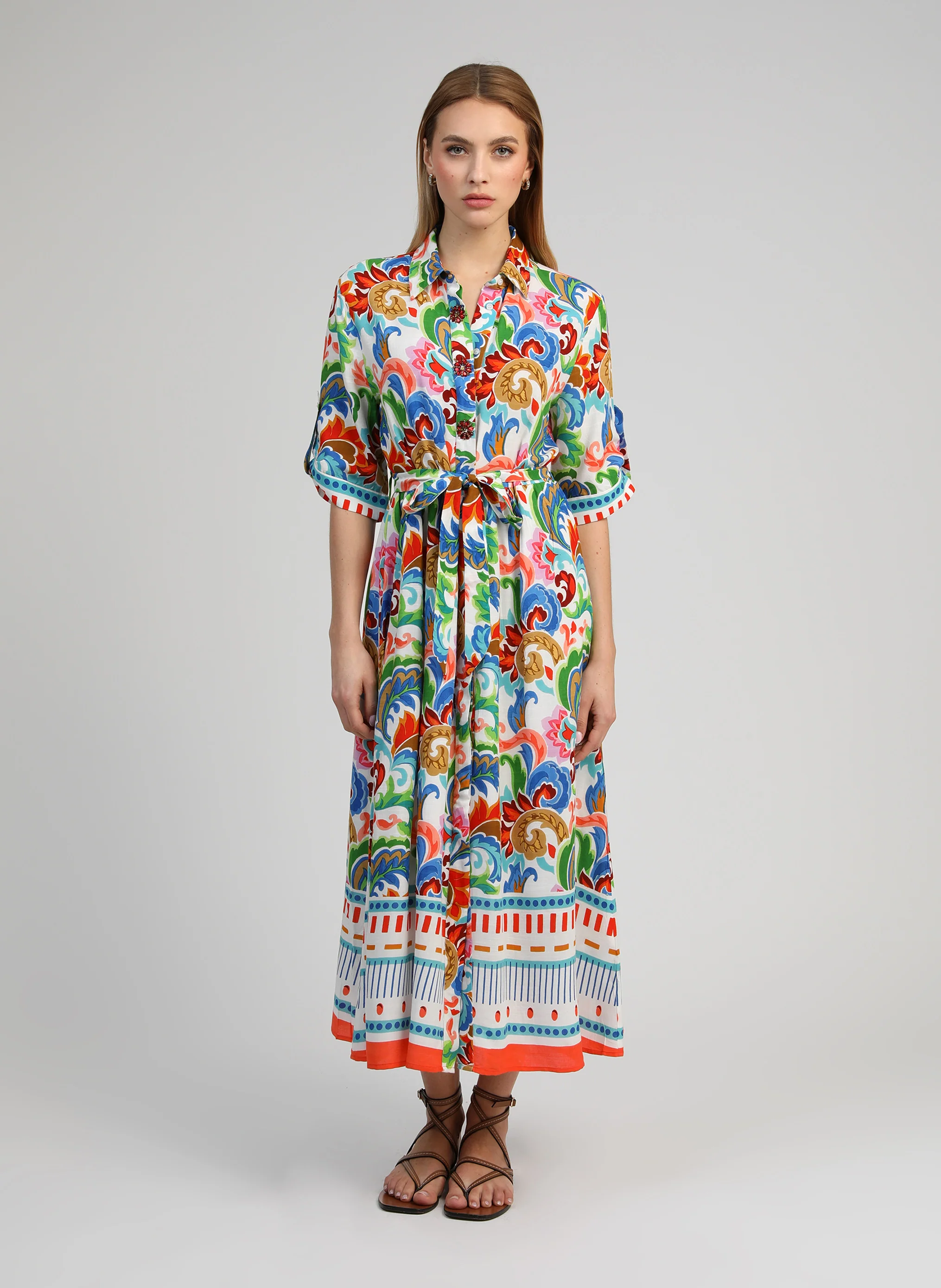 ROBE LONGUE OVINTALA lanzi multico