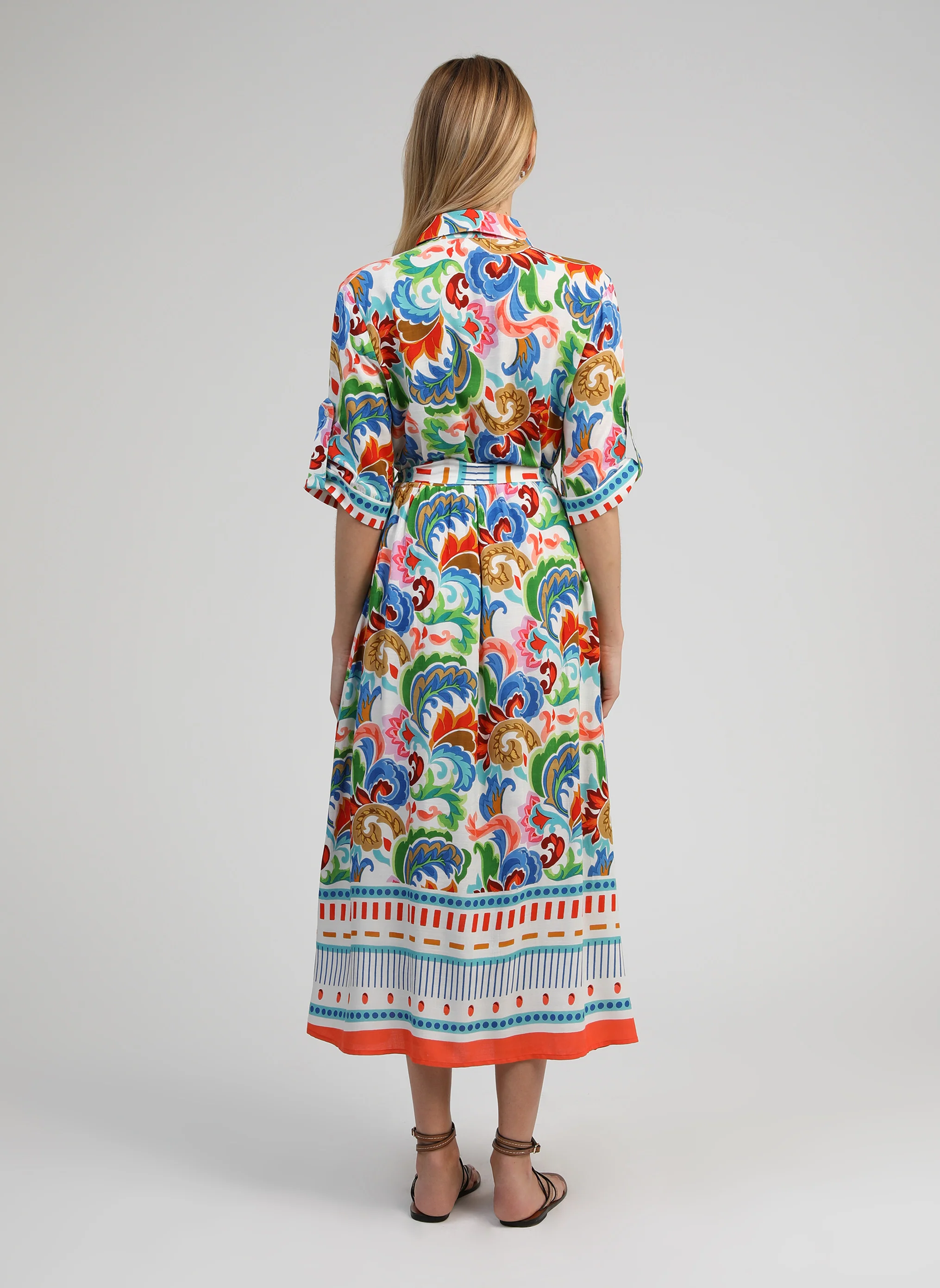 ROBE LONGUE OVINTALA lanzi multico - Image 4