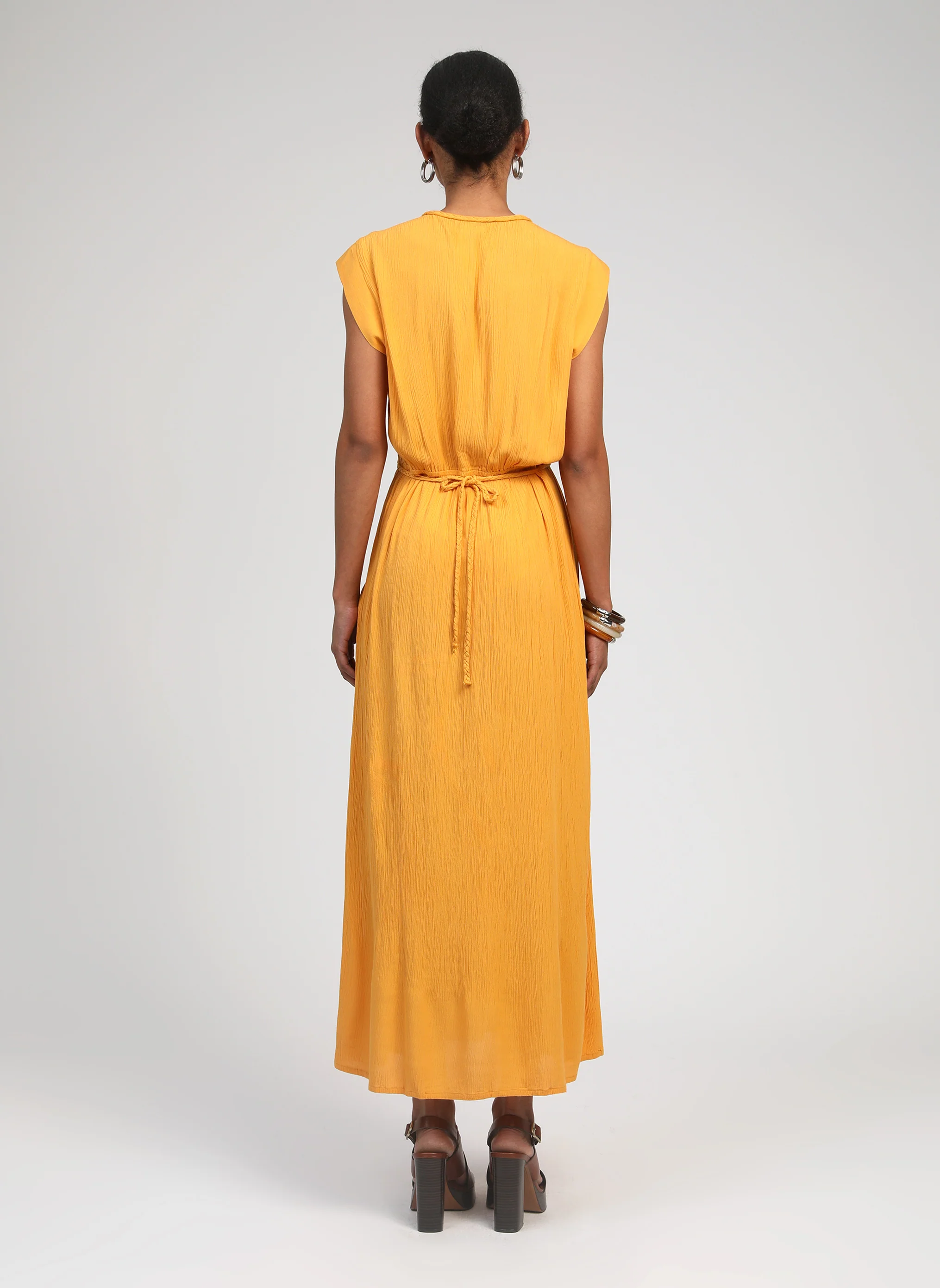 ROBE LONGUE OWESTINA soleil - Image 4