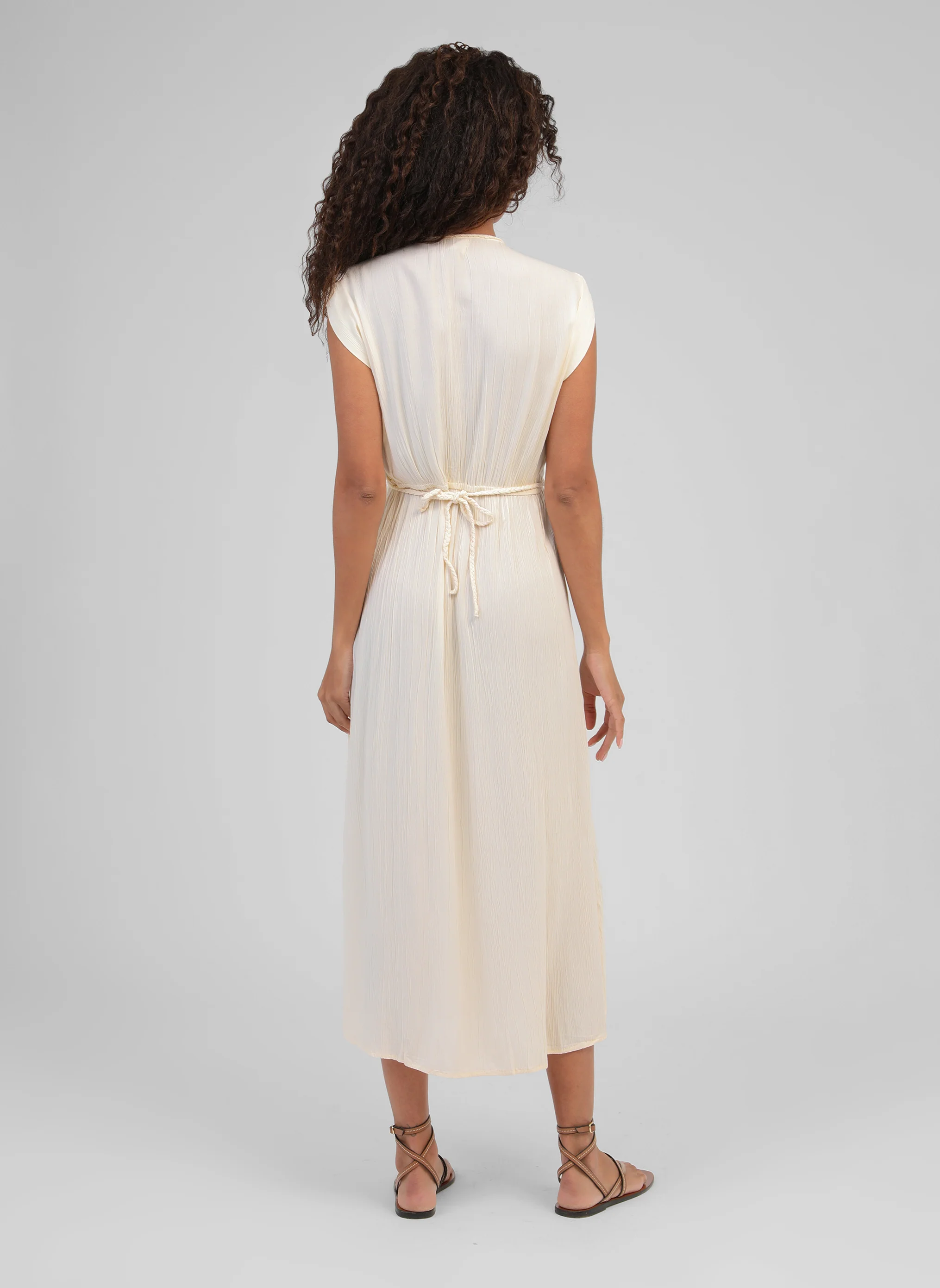 ROBE LONGUE OWESTINA vanille - Image 4