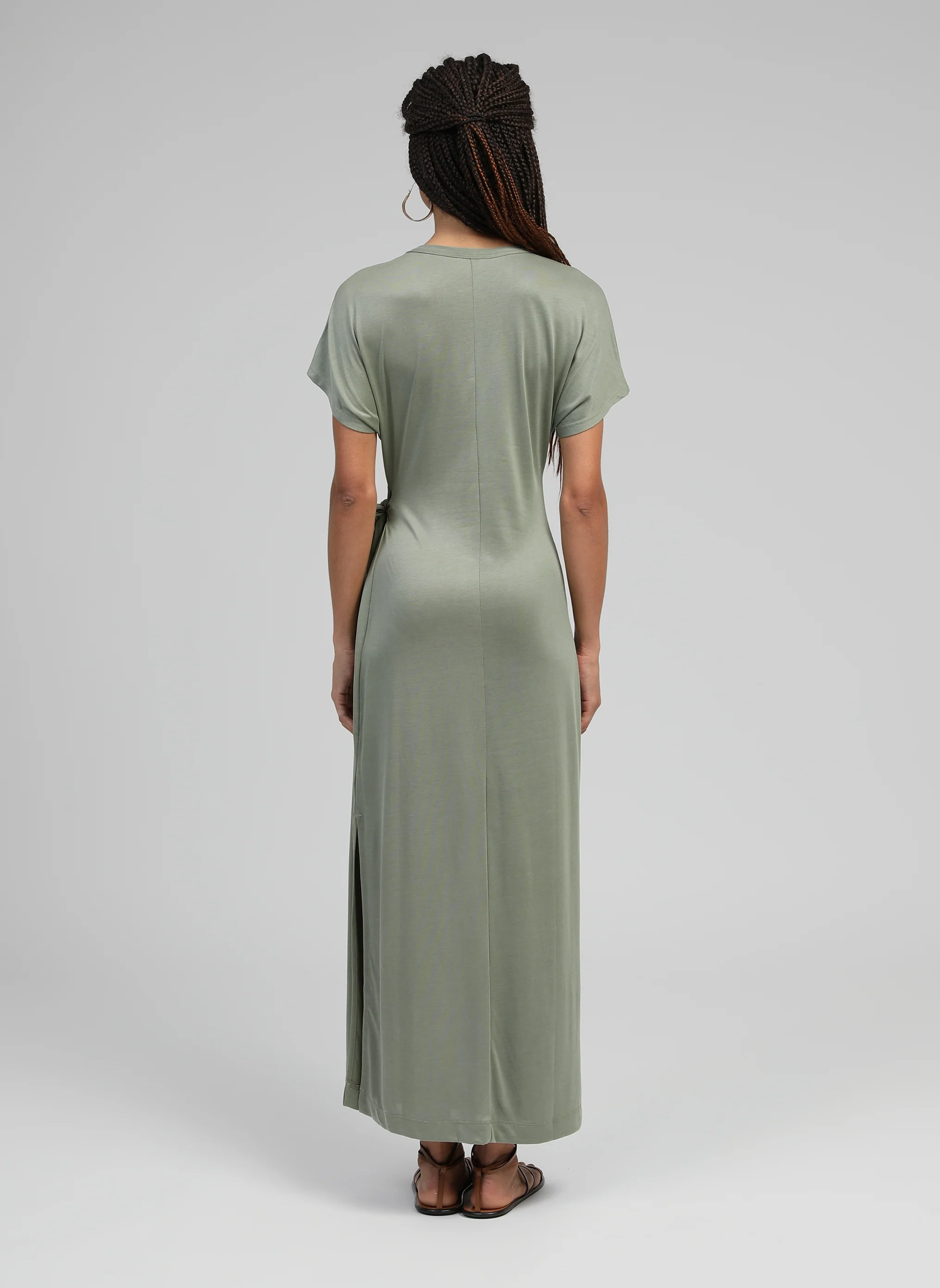 ROBE LONGUE TAMISARA kaki - Image 4