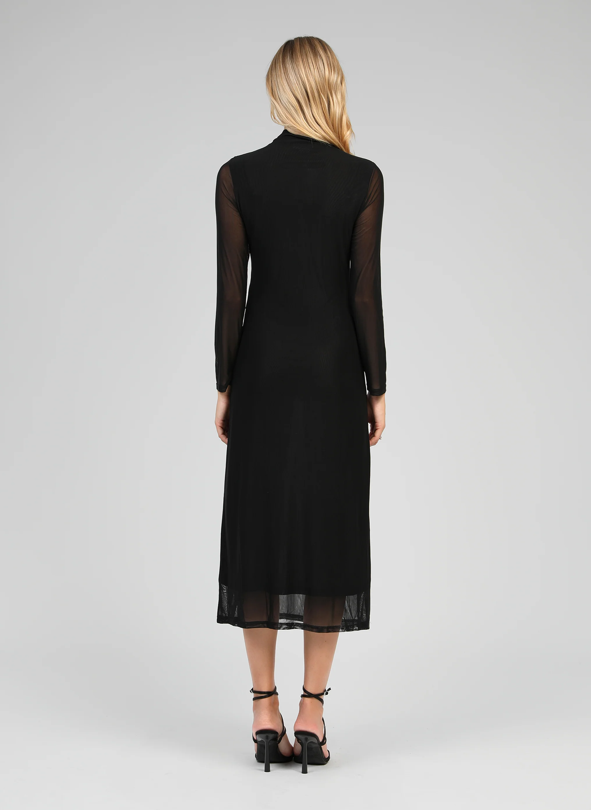 ROBE MIDI EBASILE noir - Image 4