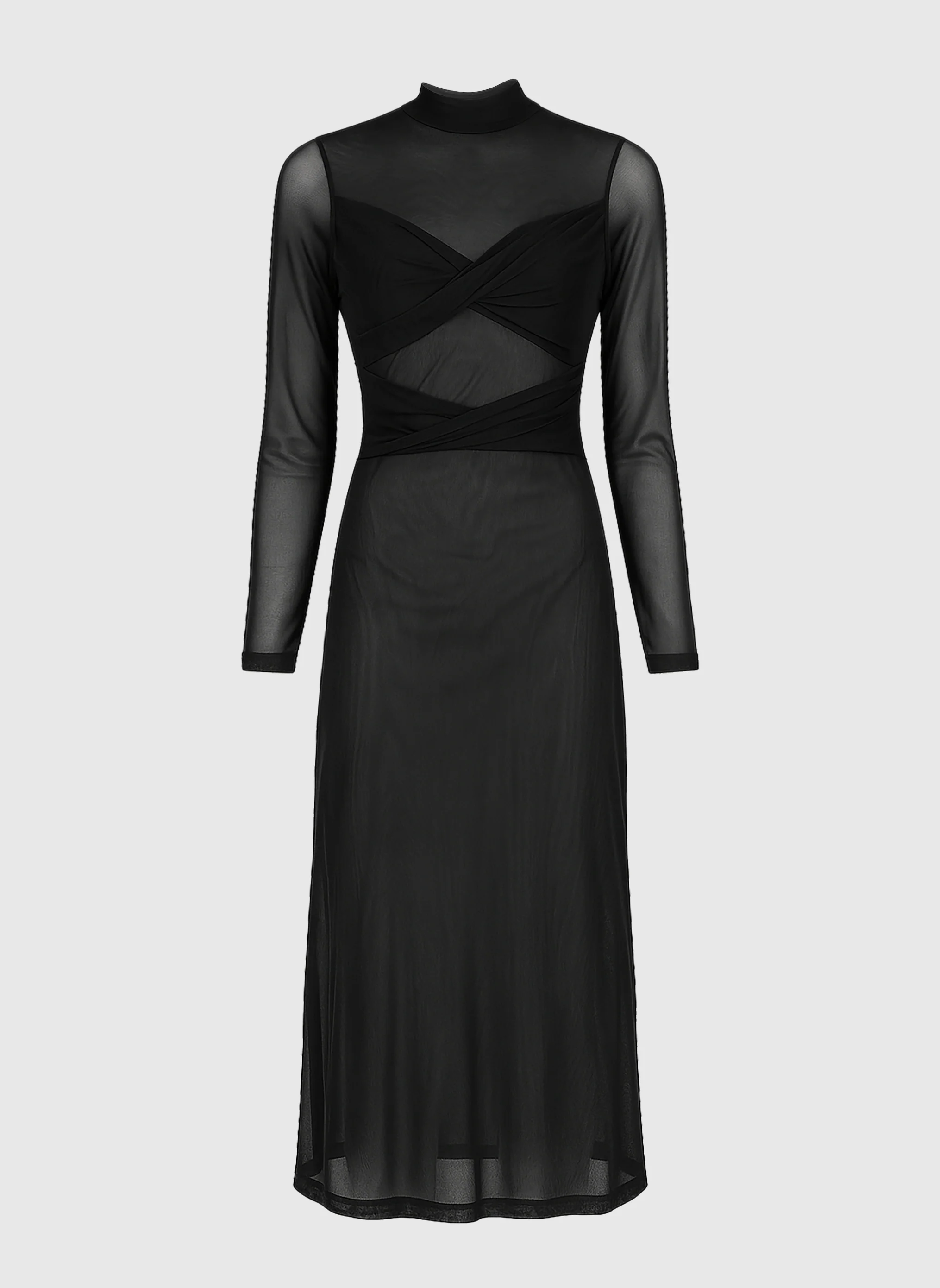 ROBE MIDI EBASILE noir - Image 5