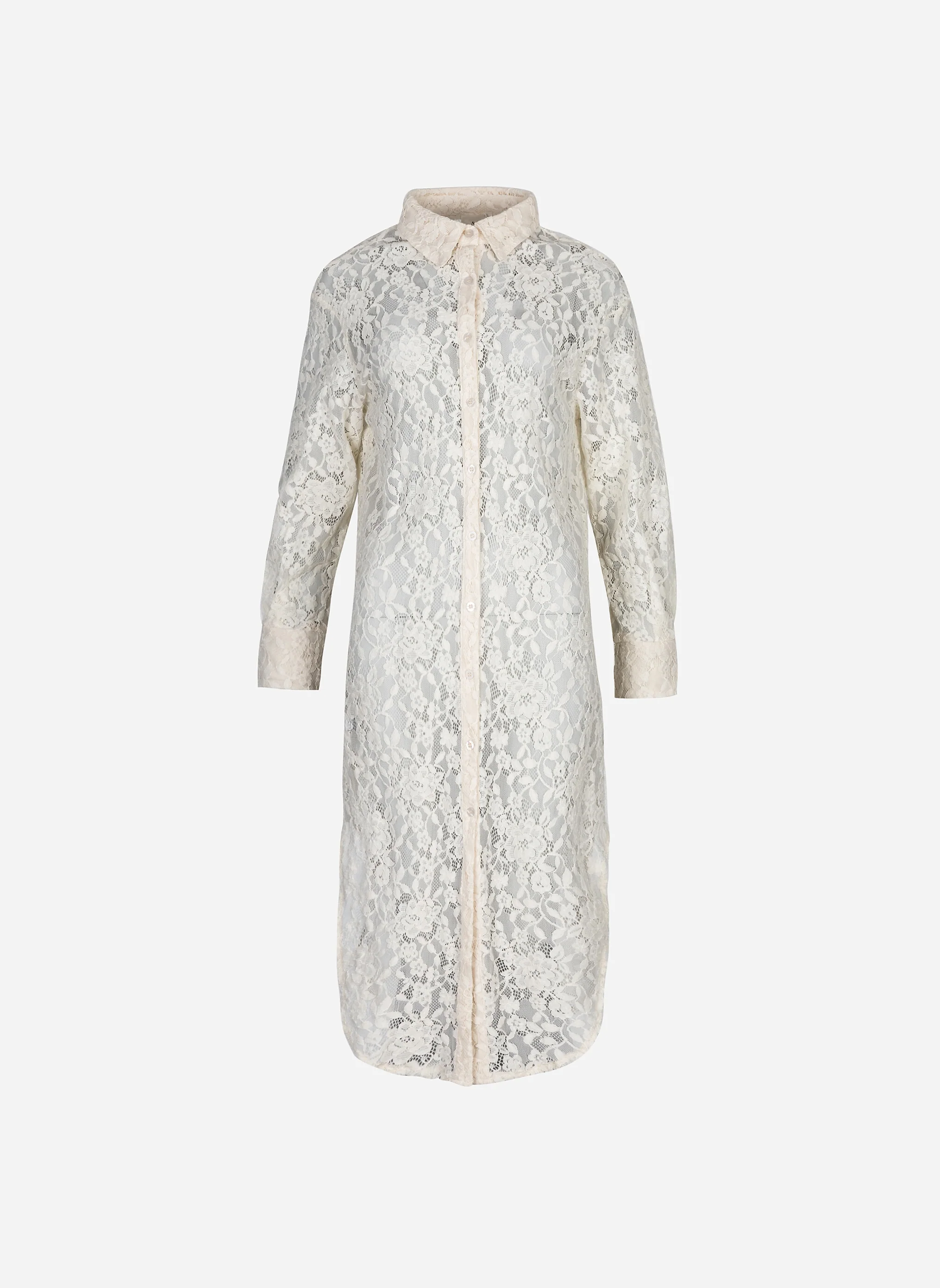 ROBE MIDI EOLE ecru - Image 5