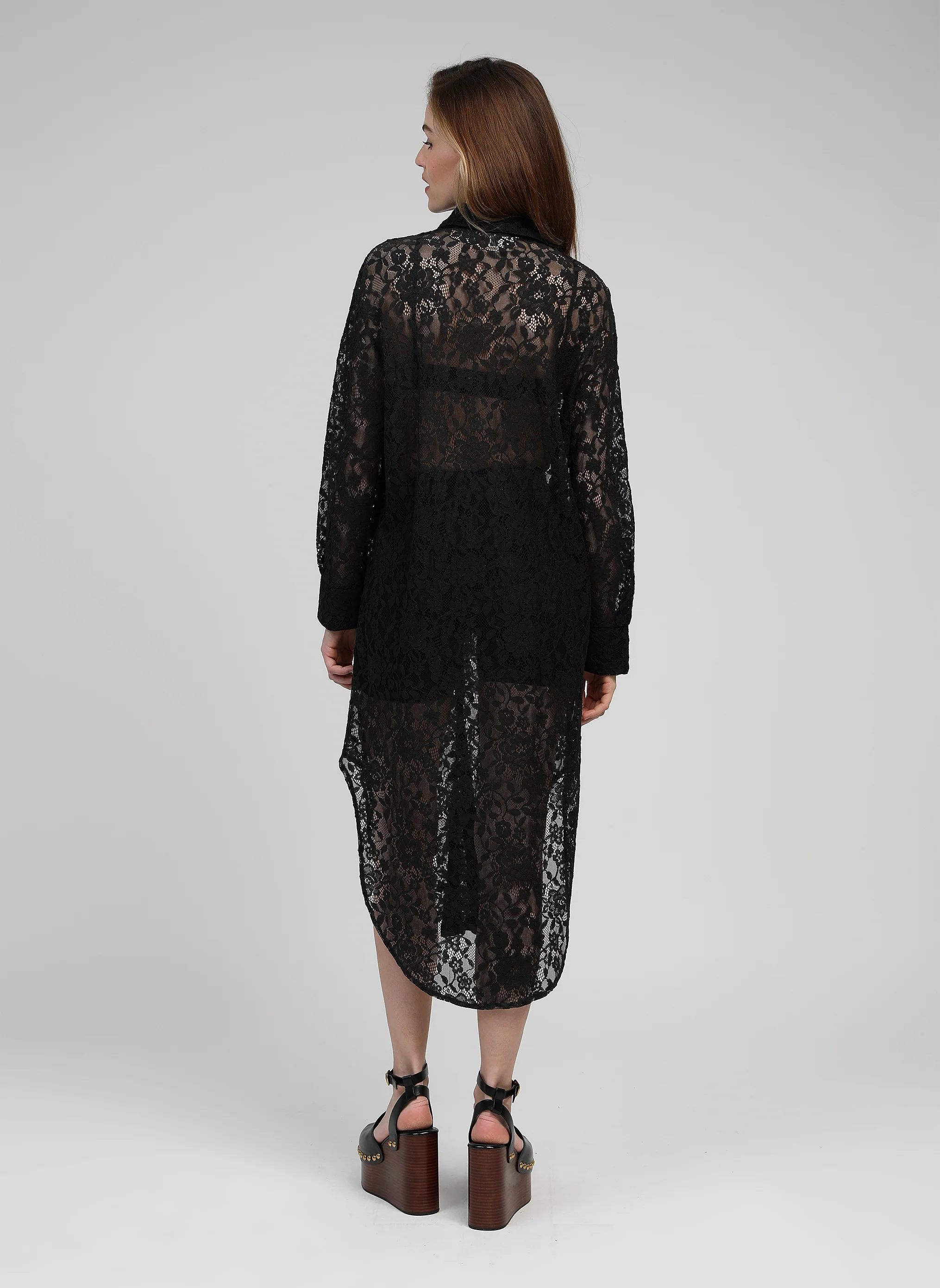 ROBE MIDI EOLE noir - Image 5