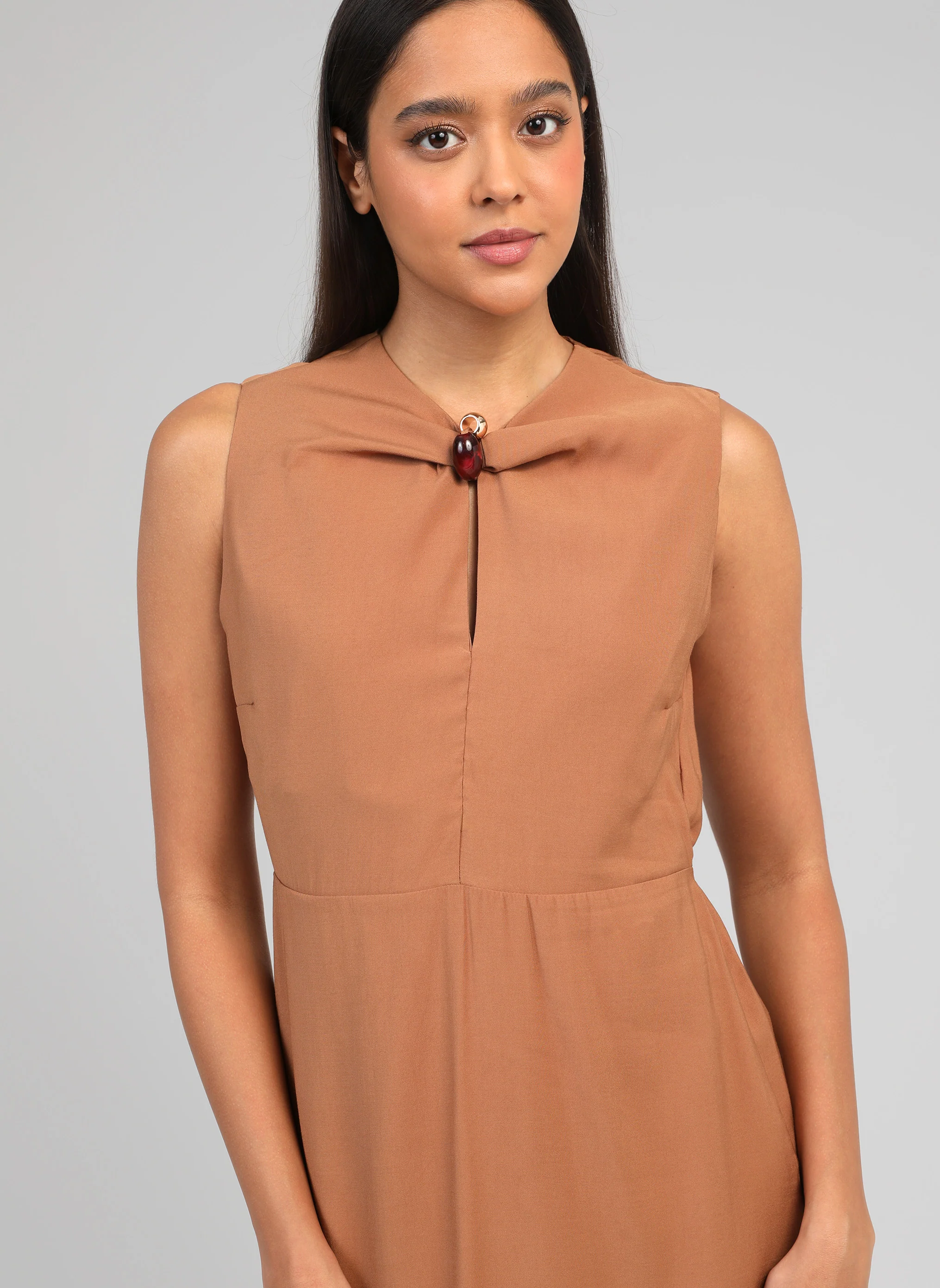 ROBE MIDI MAEZRA daim - Image 2