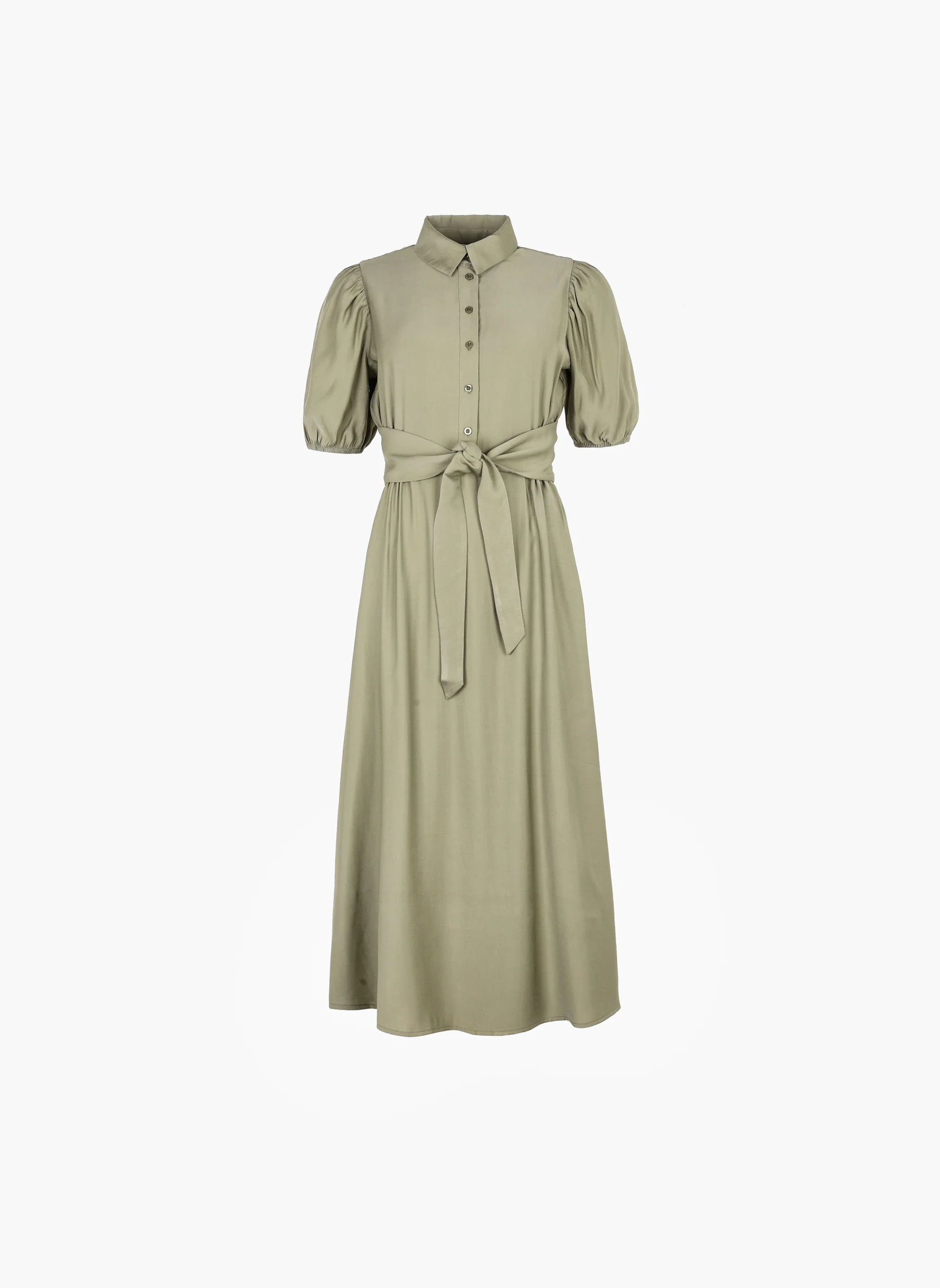ROBE MIDI MALIDA militaire - Image 5