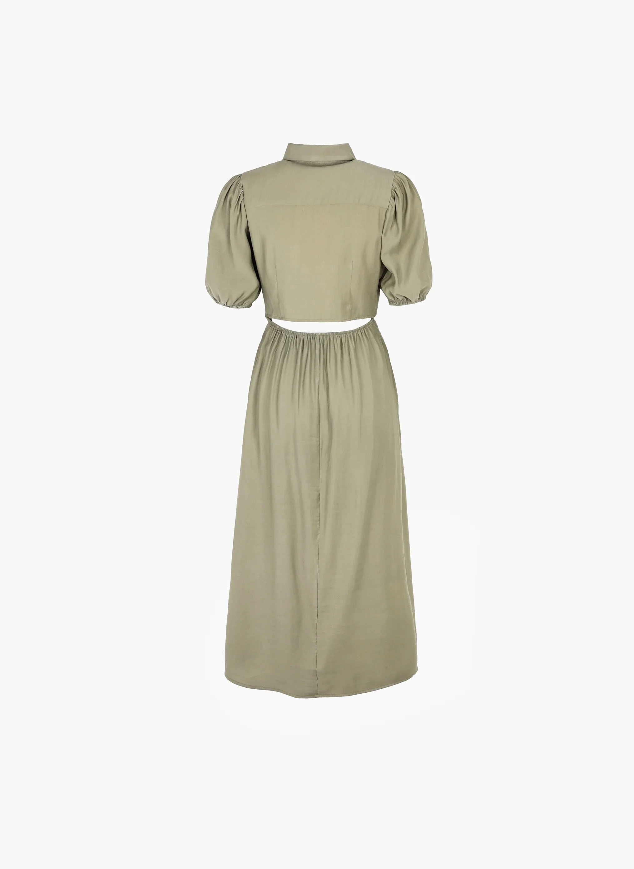 ROBE MIDI MALIDA militaire - Image 6