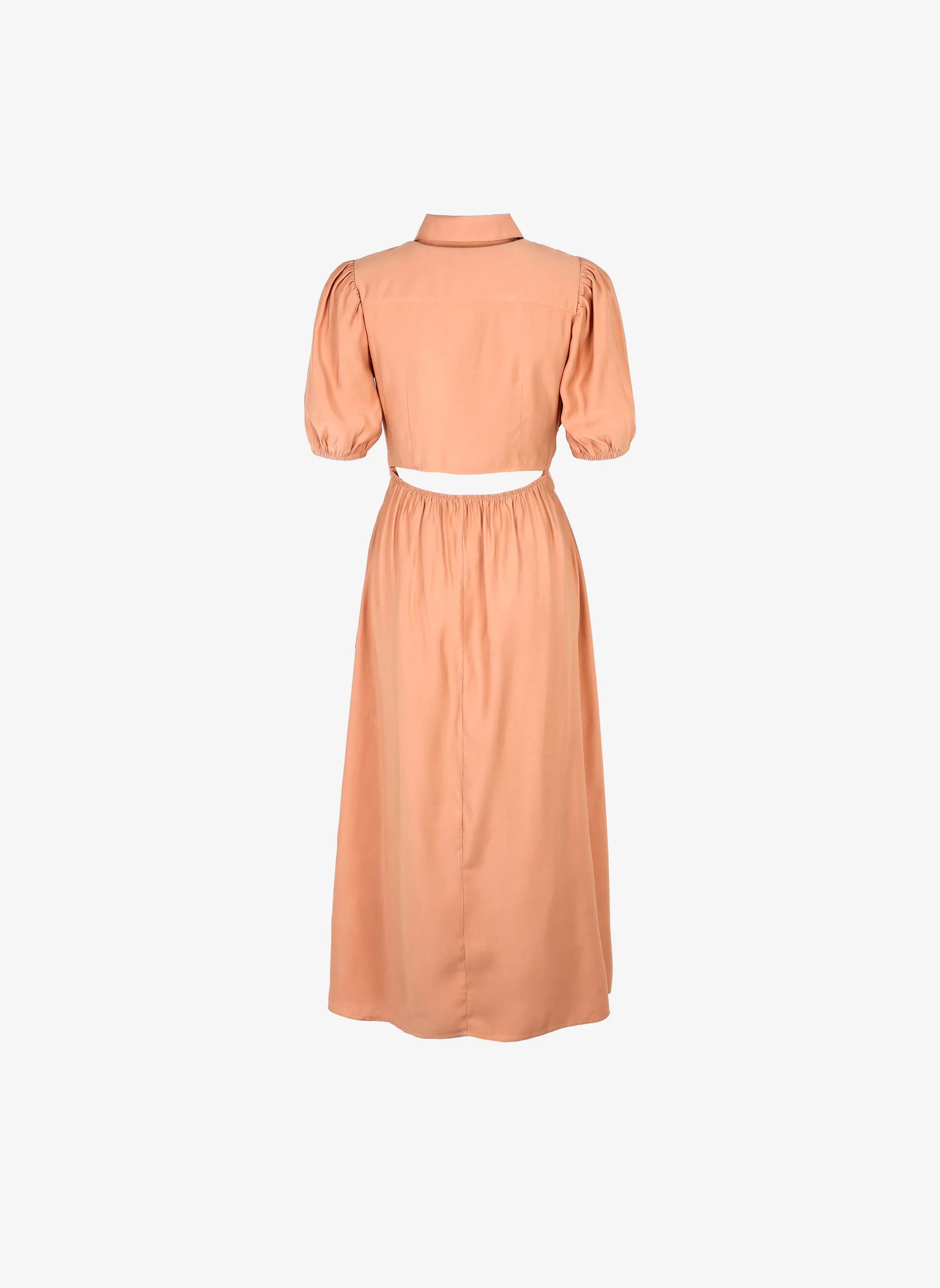 ROBE MIDI MALIDA terracotta - Image 6