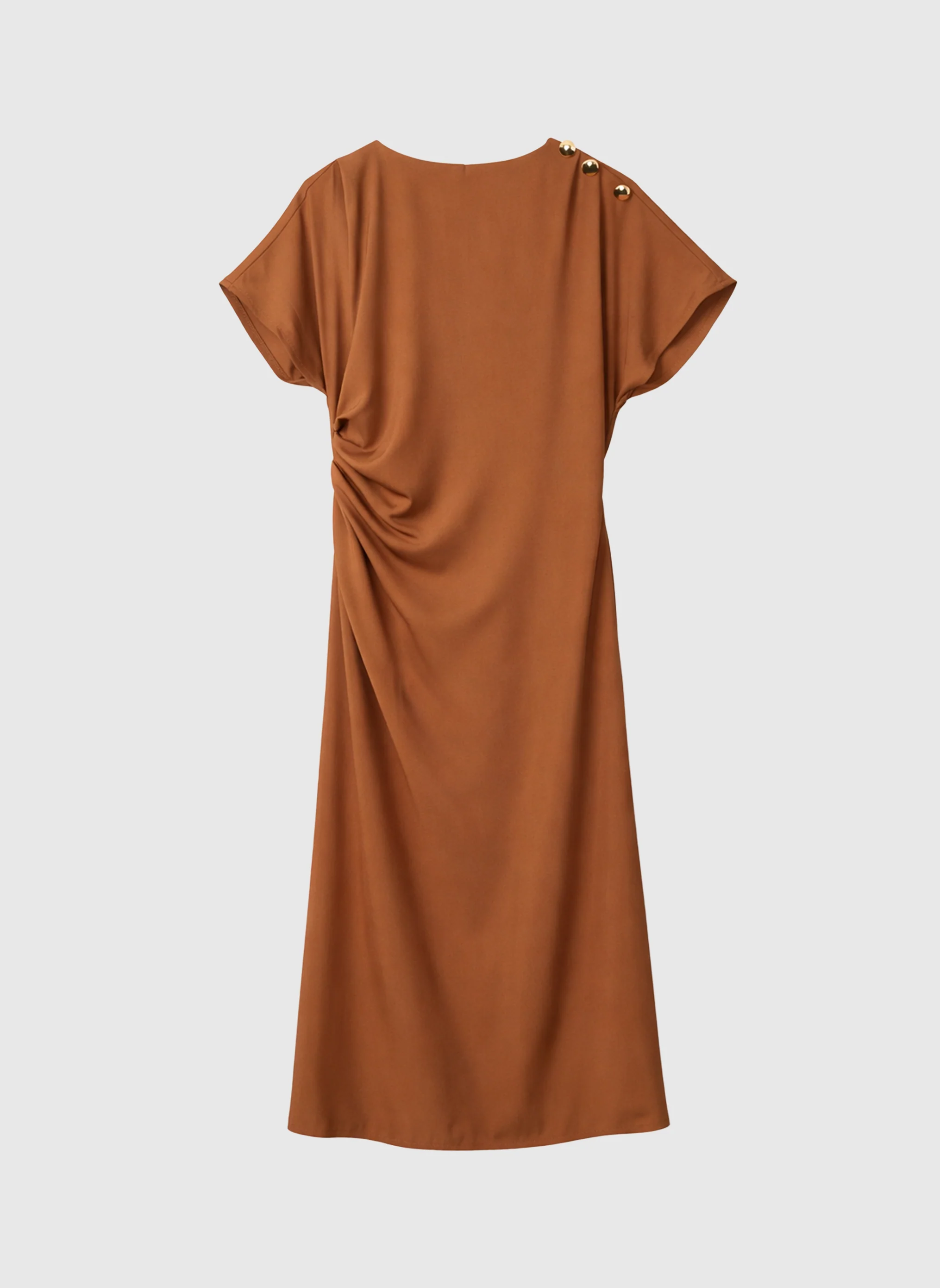 ROBE MIDI MALIXA daim - Image 3