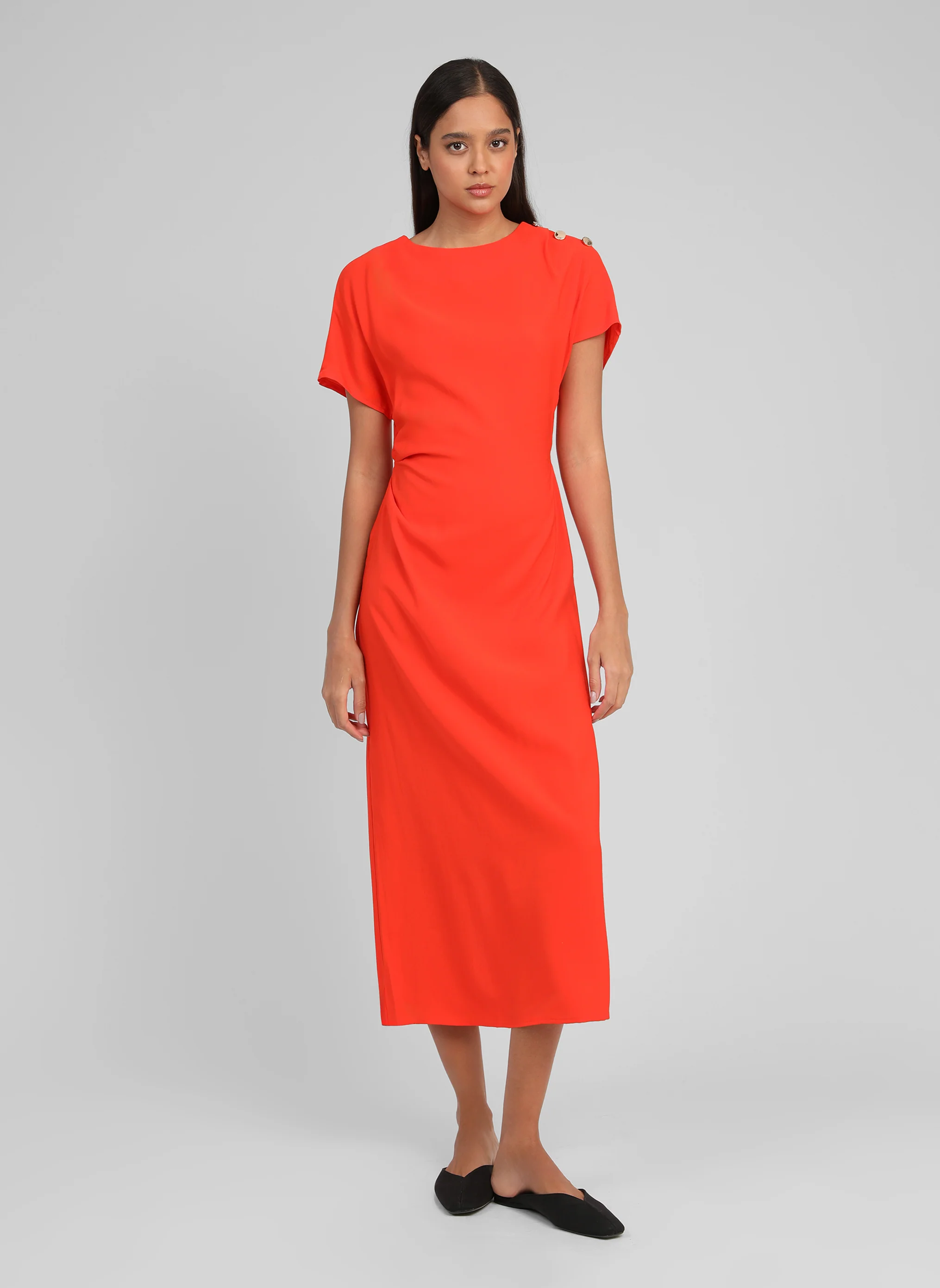 ROBE MIDI MALIXA piment