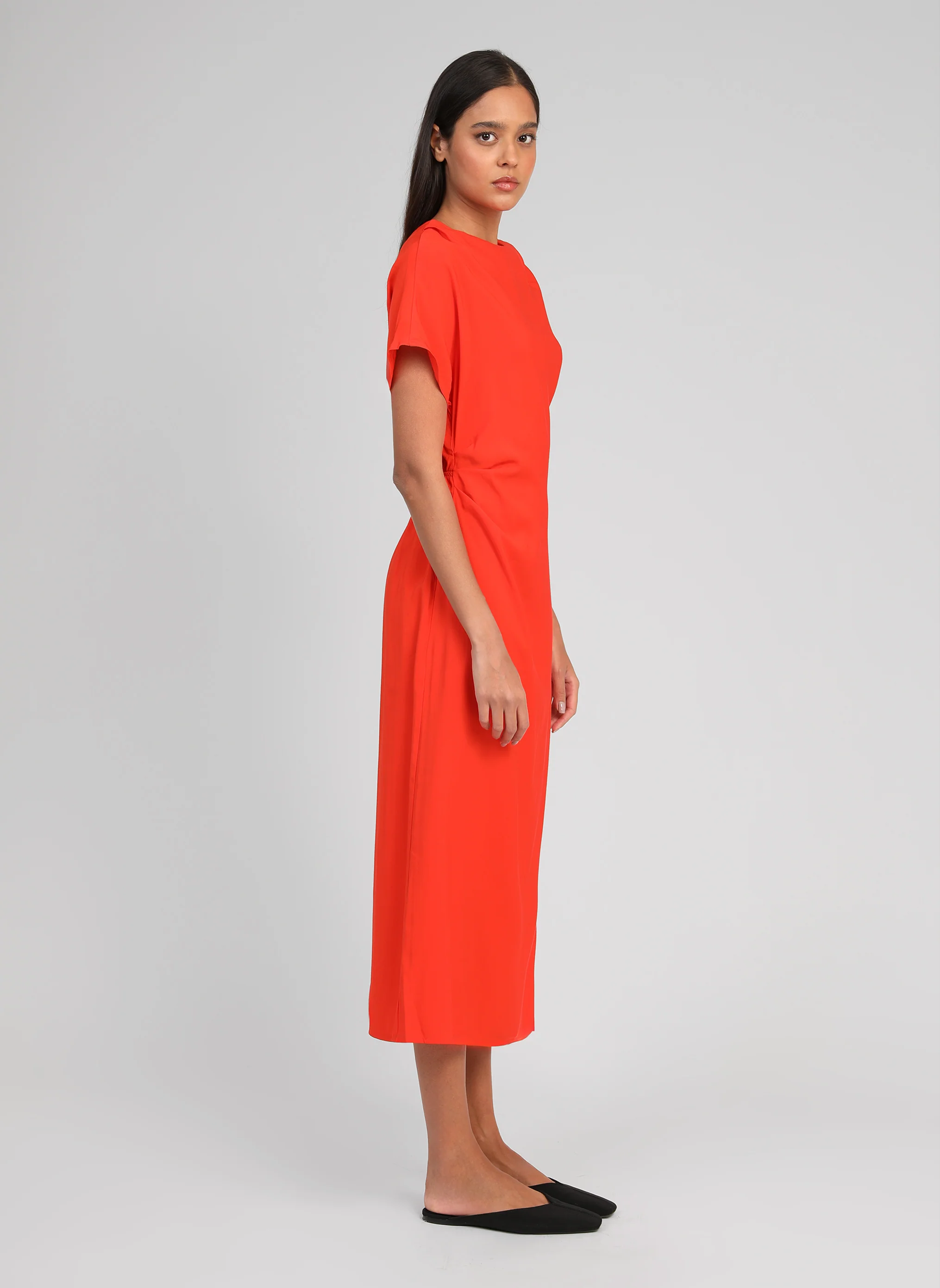 ROBE MIDI MALIXA piment - Image 3
