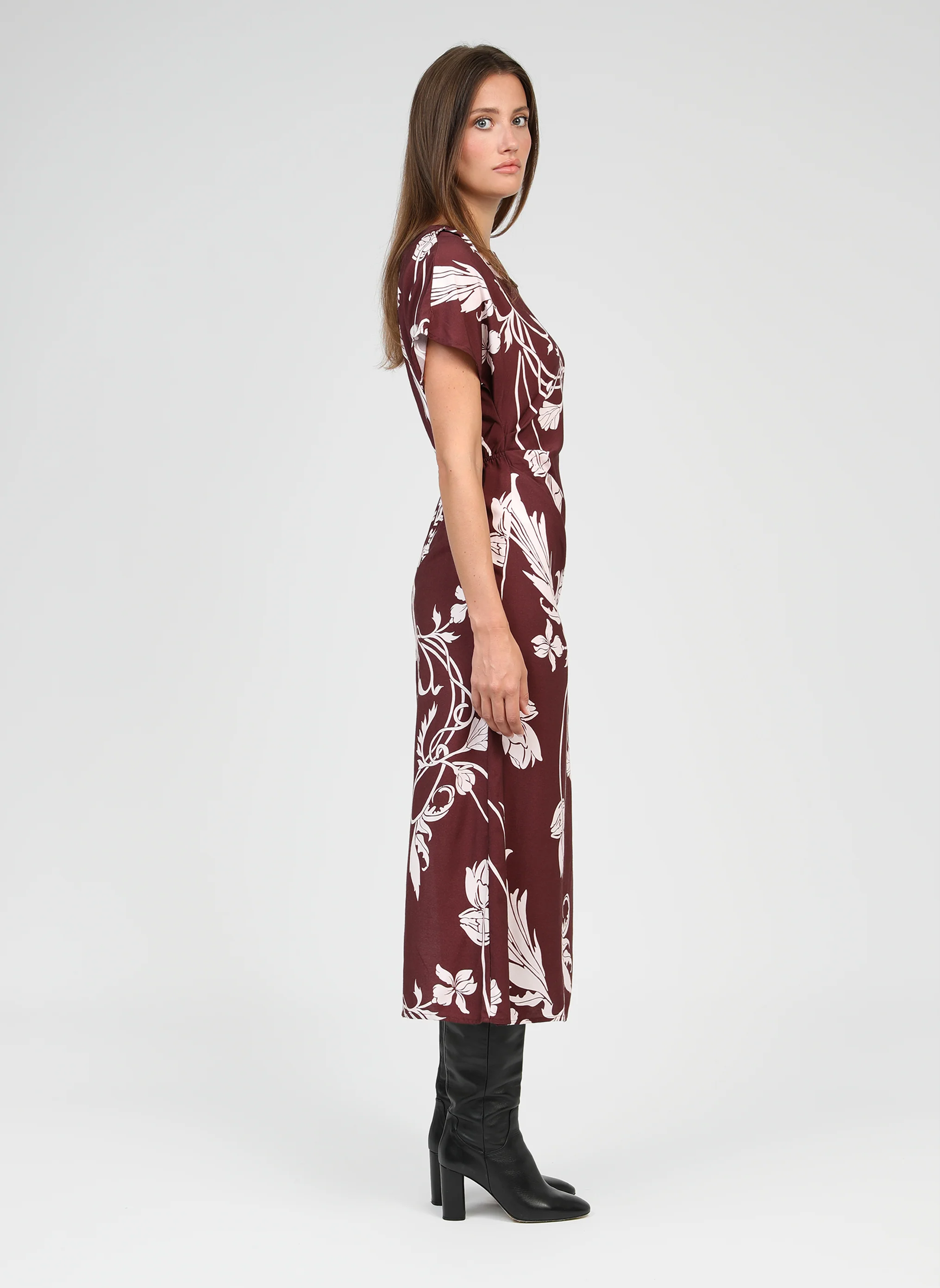 ROBE MIDI MALORA kriket bordeaux - Image 3