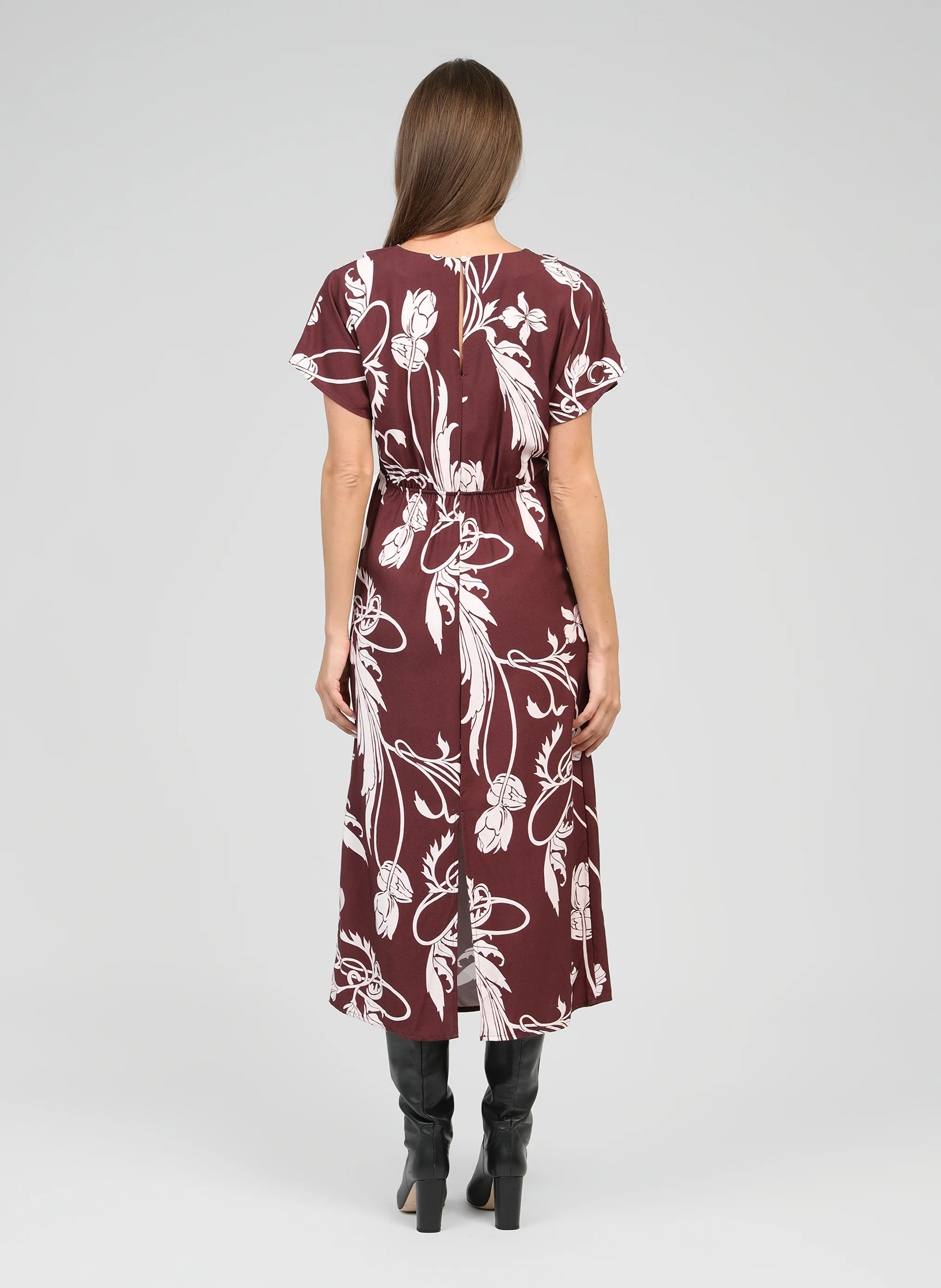 ROBE MIDI MALORA kriket bordeaux - Image 4