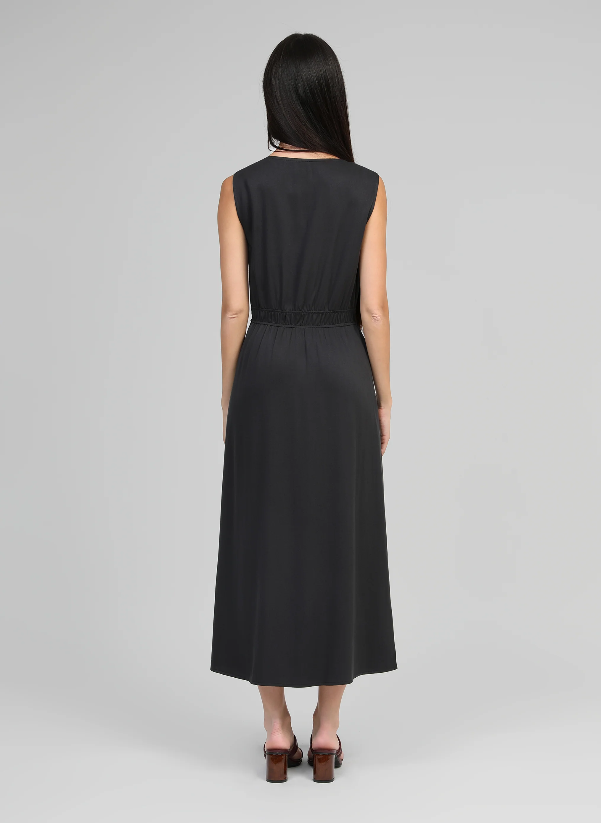 ROBE MIDI MALOUISA carbone - Image 4