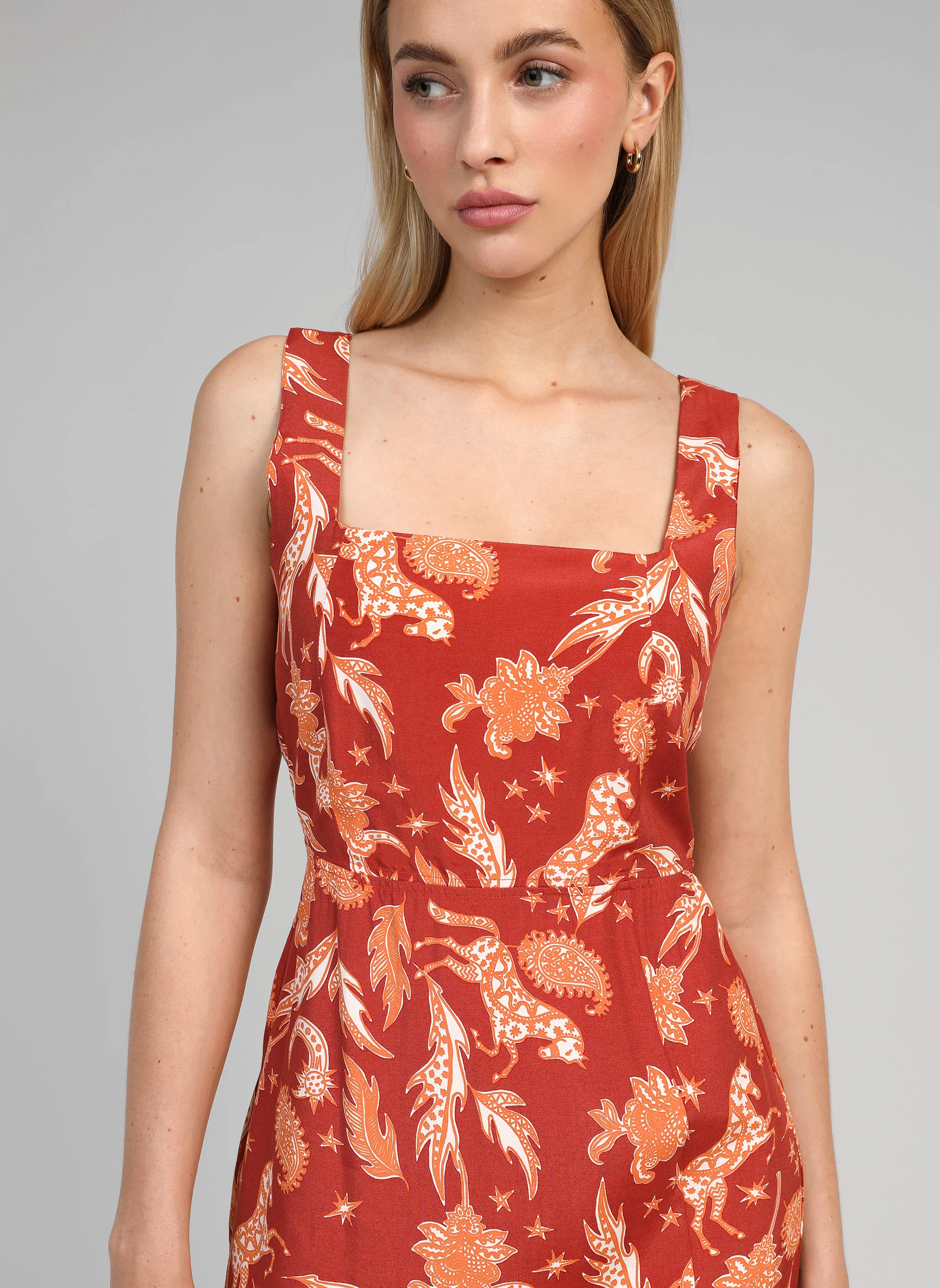 ROBE MIDI MANILY fleche terracotta - Image 2