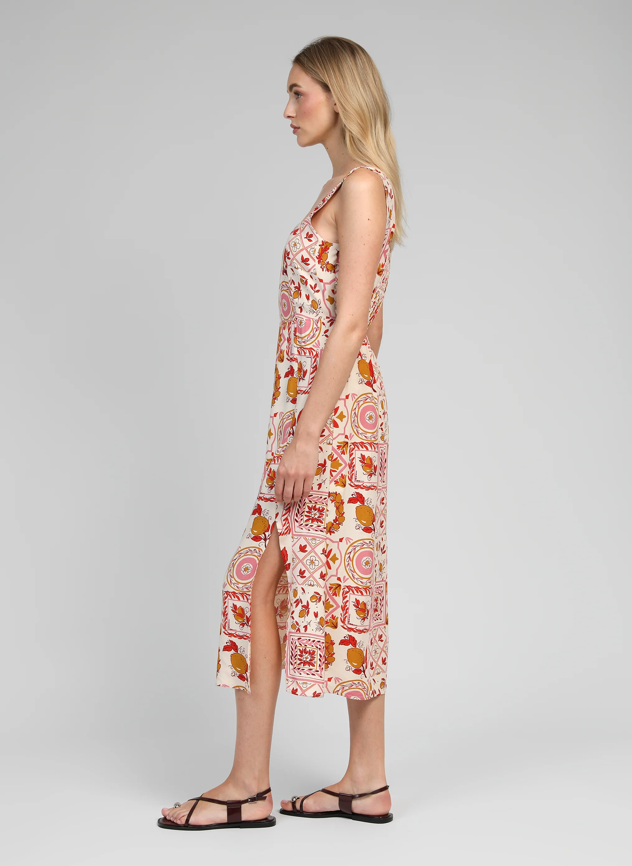 ROBE MIDI MANILY rizzo rose - Image 3