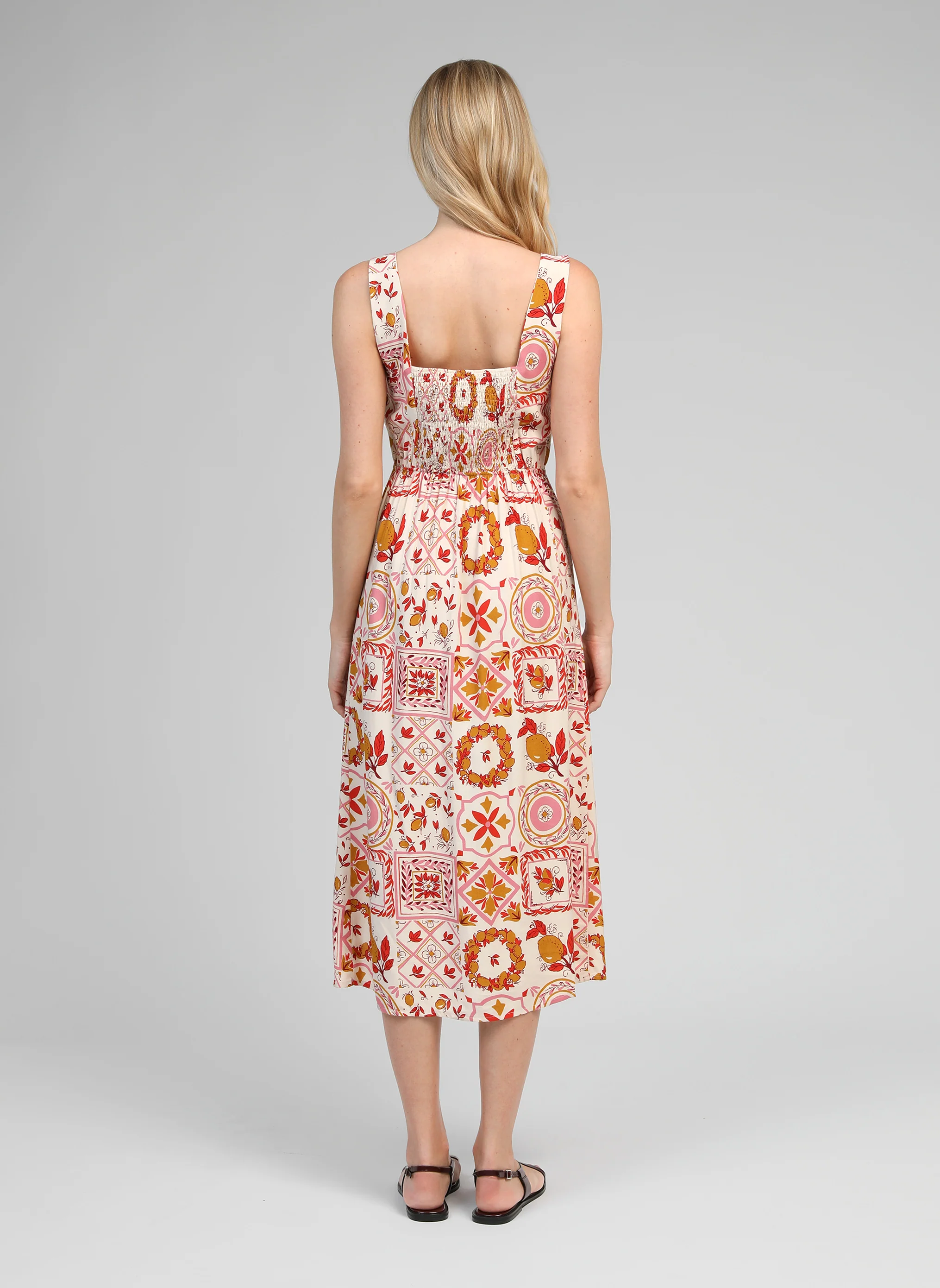 ROBE MIDI MANILY rizzo rose - Image 4
