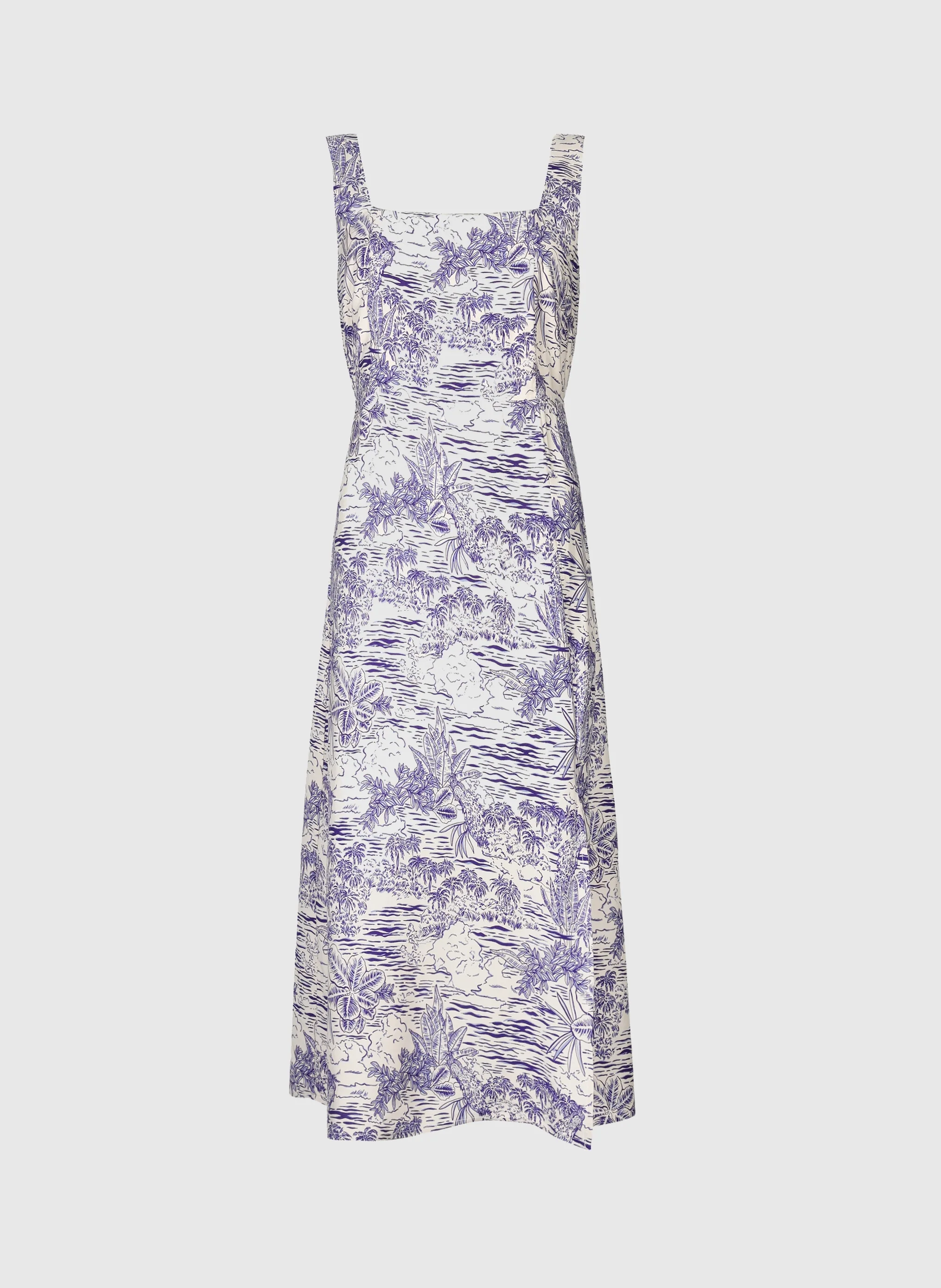 ROBE MIDI MANILY sajo bleu - Image 5