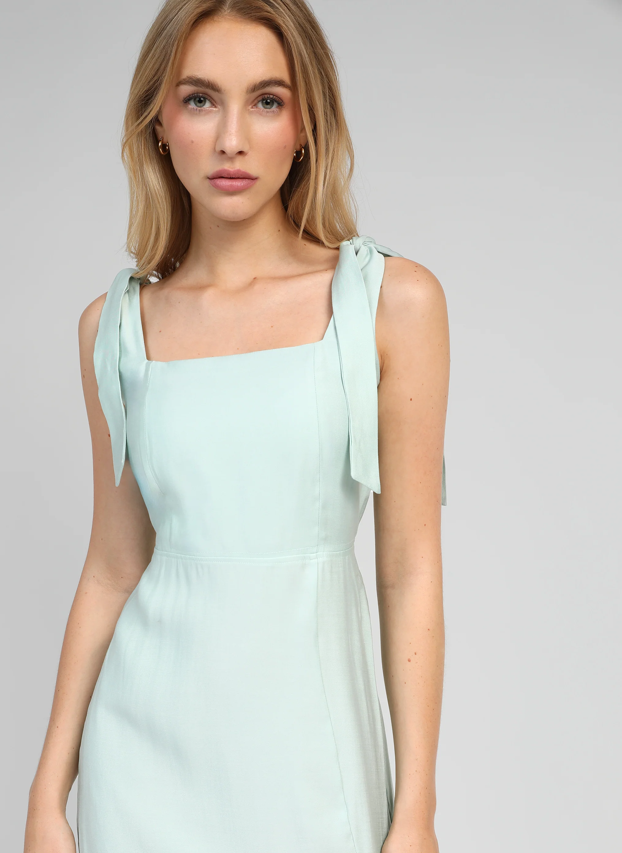ROBE MIDI MANTA celadon - Image 2