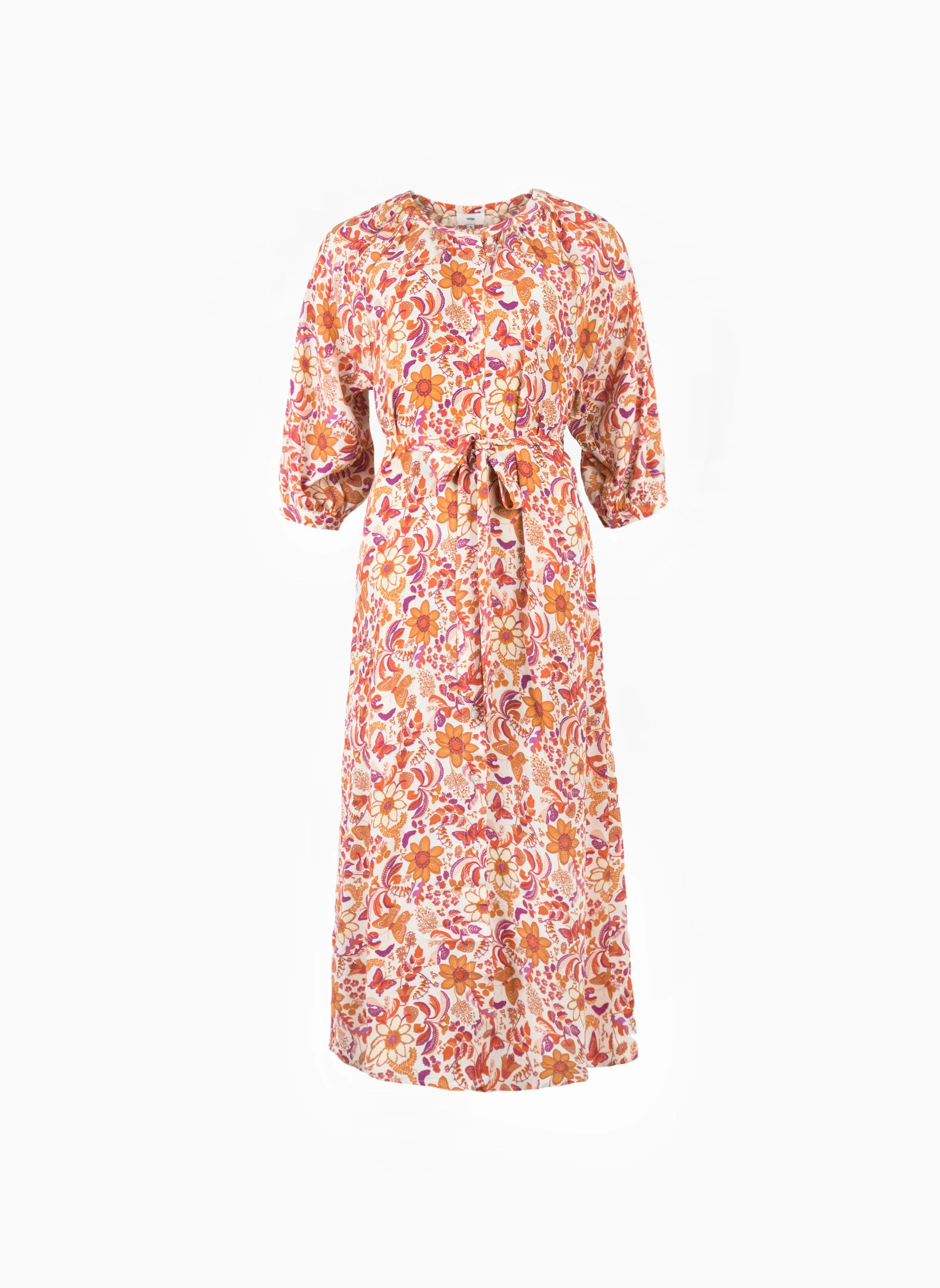ROBE MIDI MARCELIO butterfly ecru - Image 5
