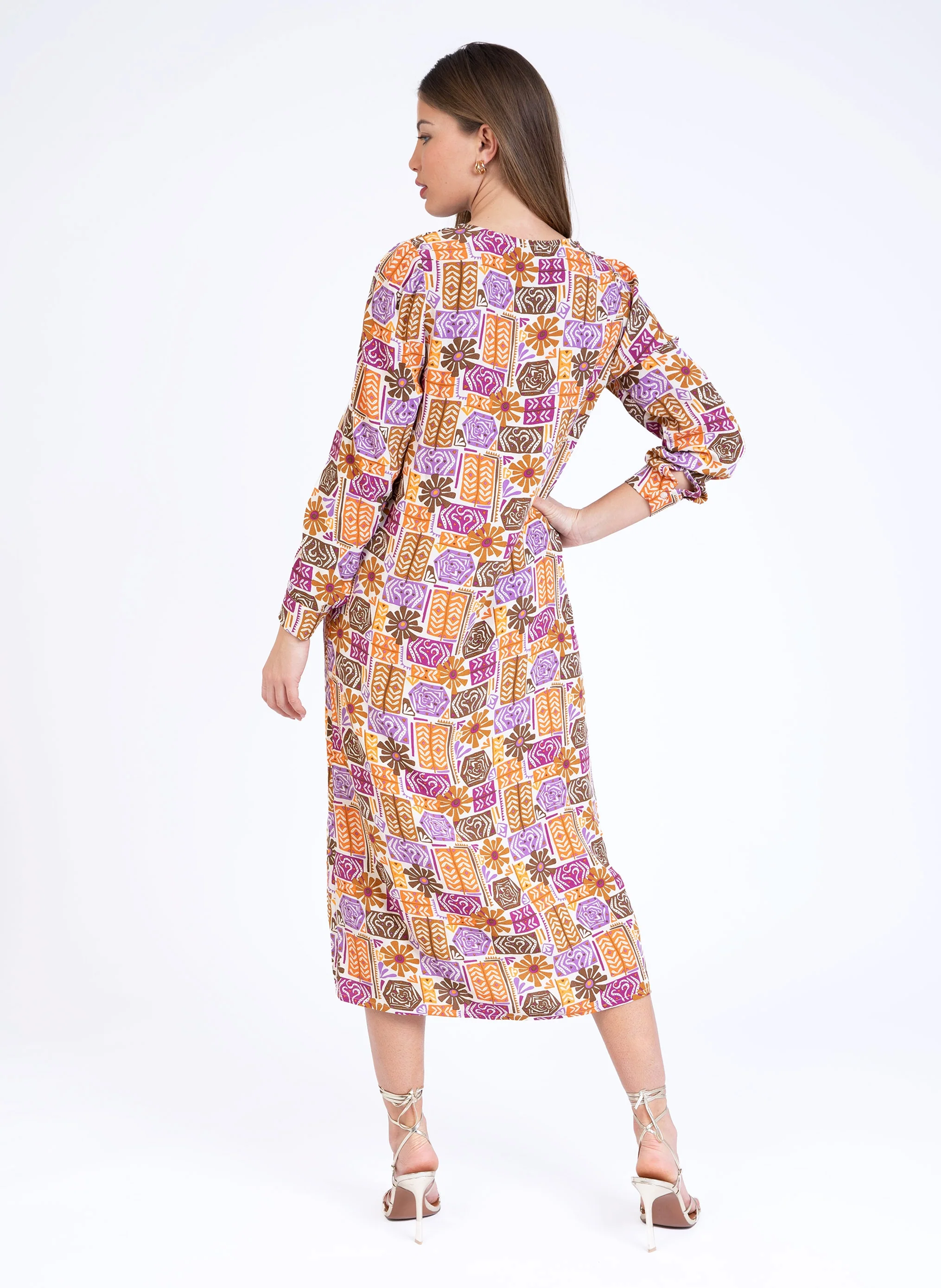 ROBE MIDI MARGARET nairobi multico - Image 4
