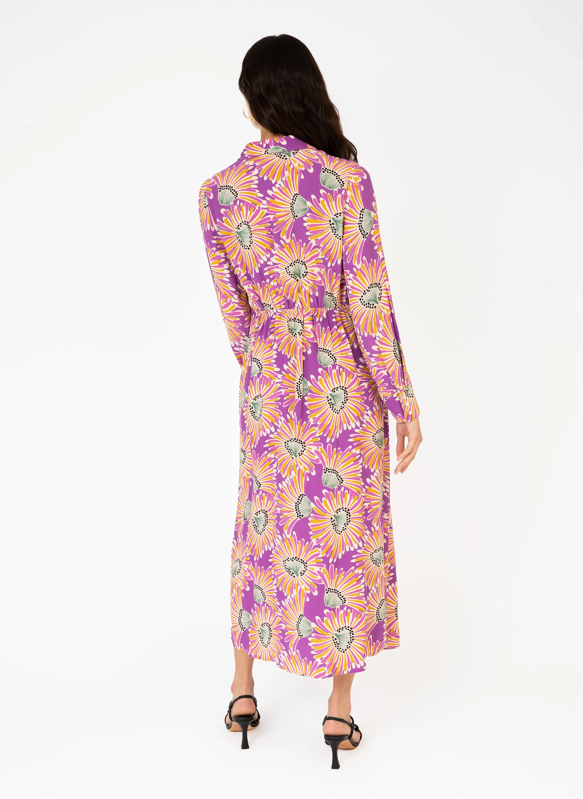 ROBE MIDI MARIBEAU belize violet - Image 4