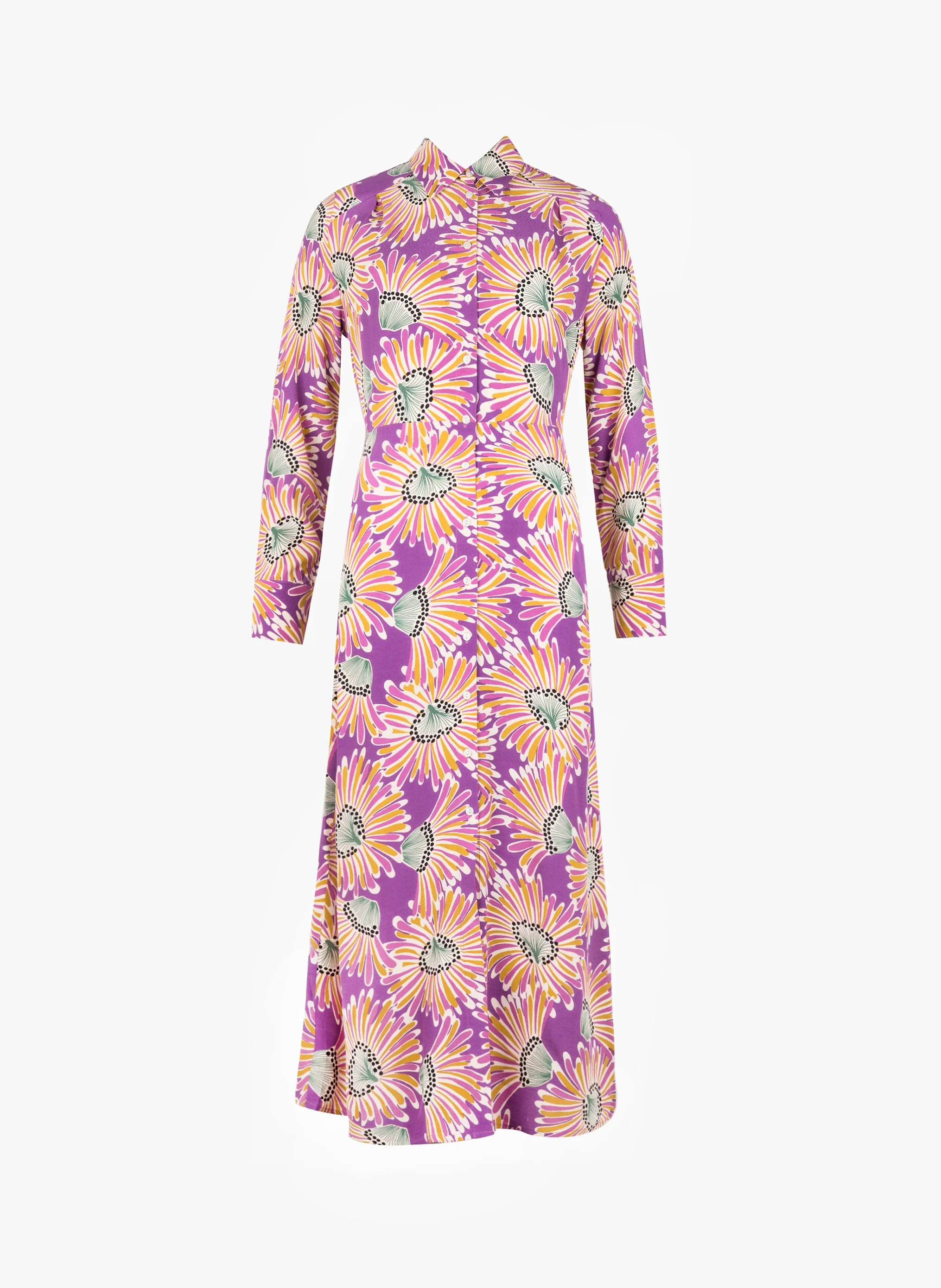 ROBE MIDI MARIBEAU belize violet - Image 6