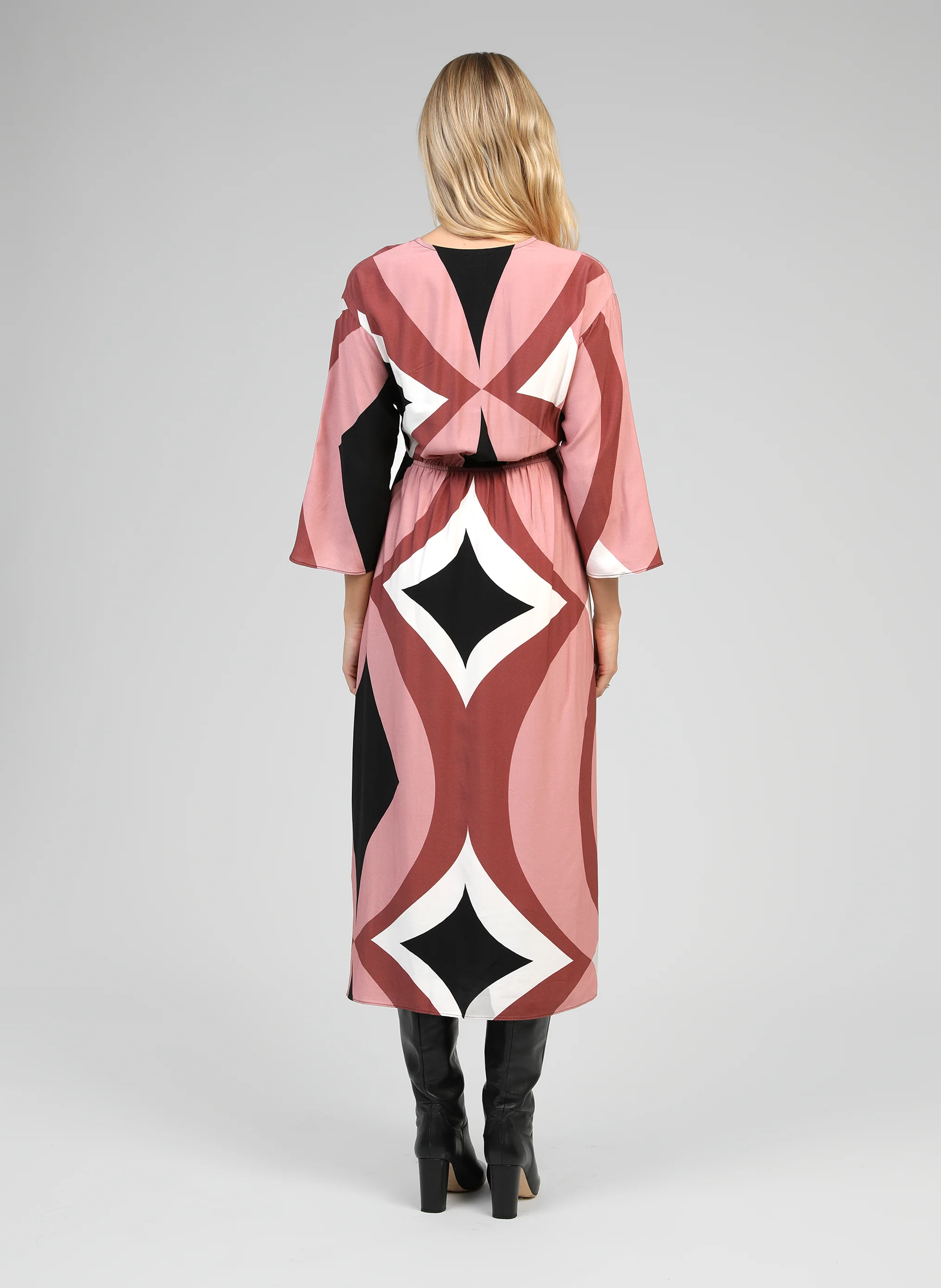 ROBE MIDI MASAMY galimo rose - Image 4