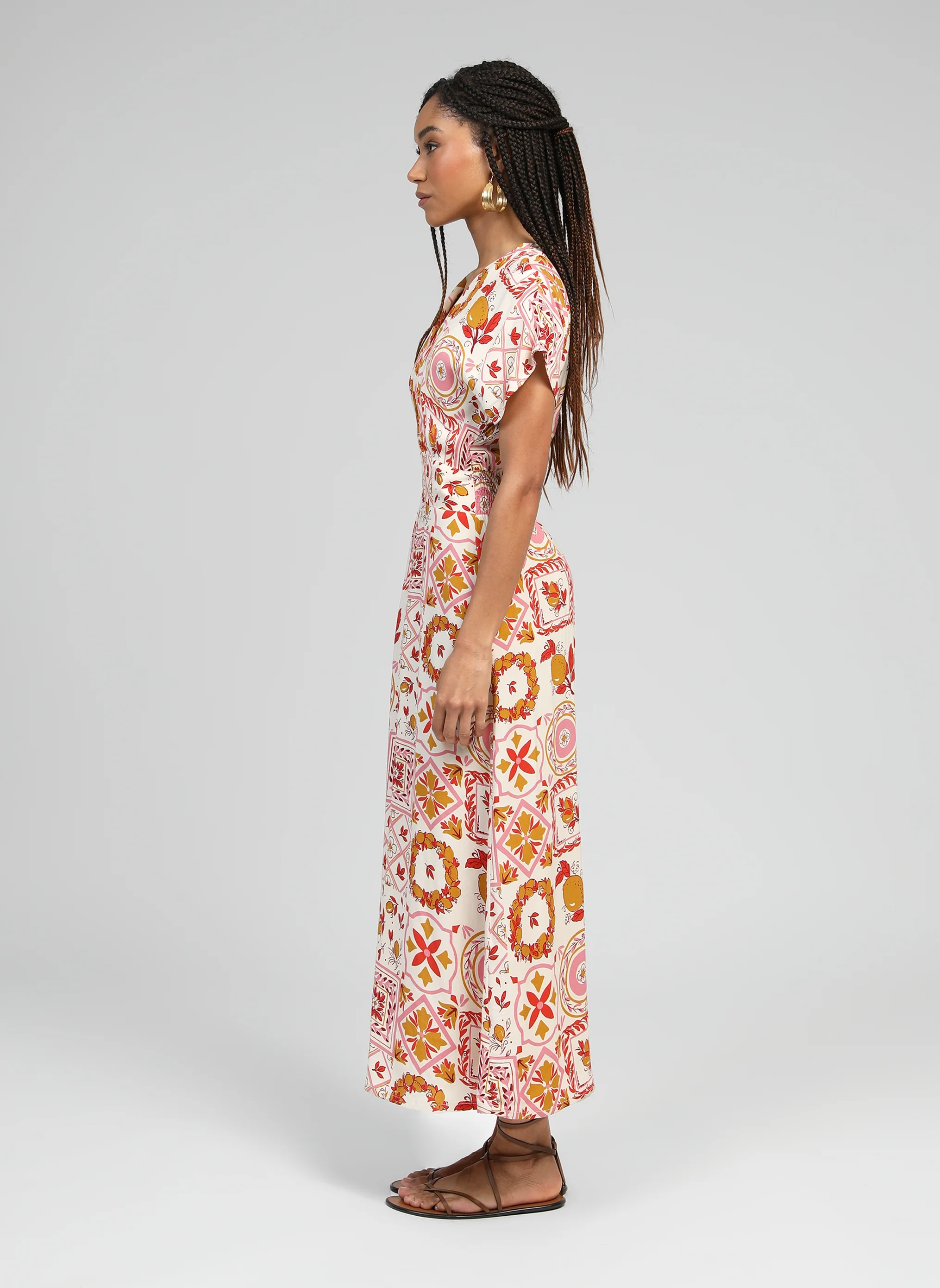 ROBE MIDI MATIA rizzo rose - Image 3