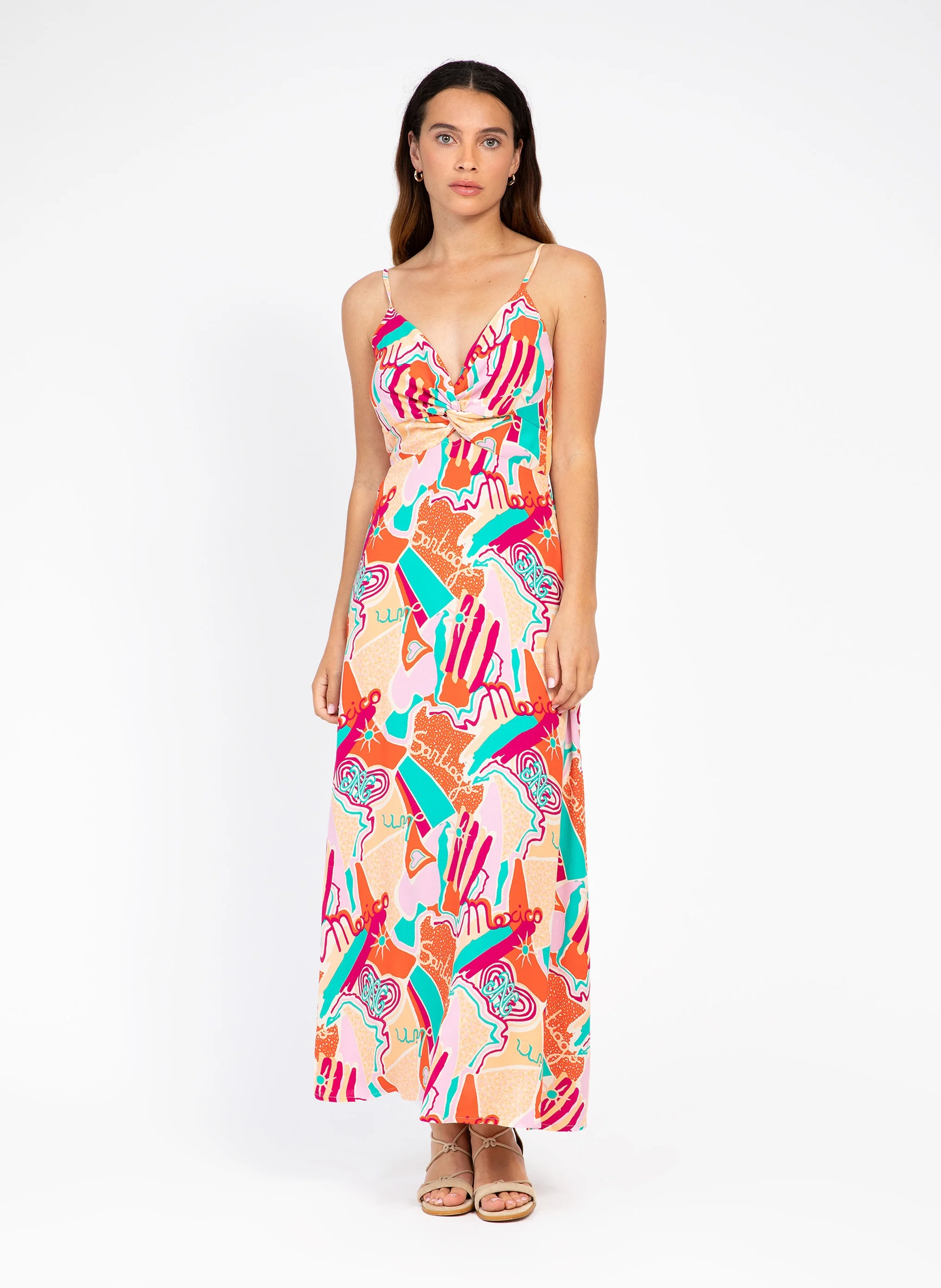 ROBE MIDI MERYKA bastia rouge
