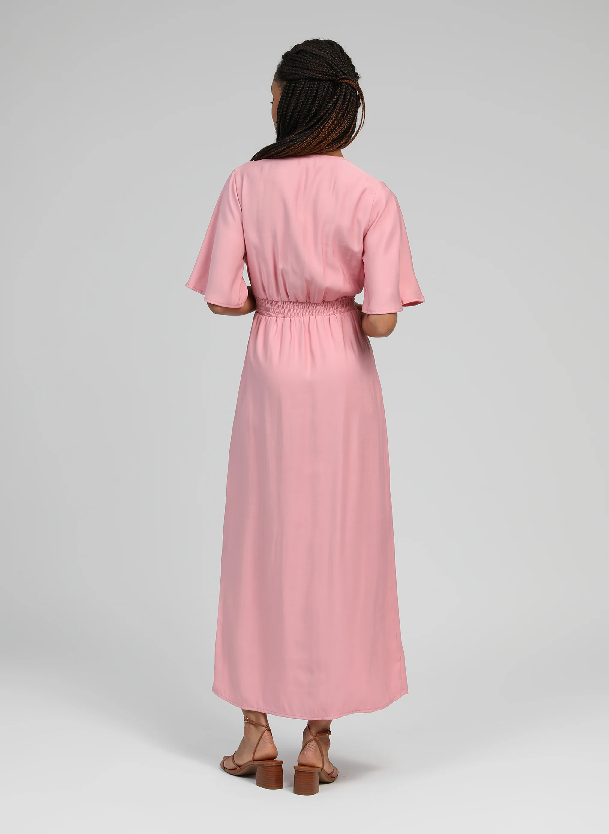 ROBE MIDI MESUN rose - Image 4