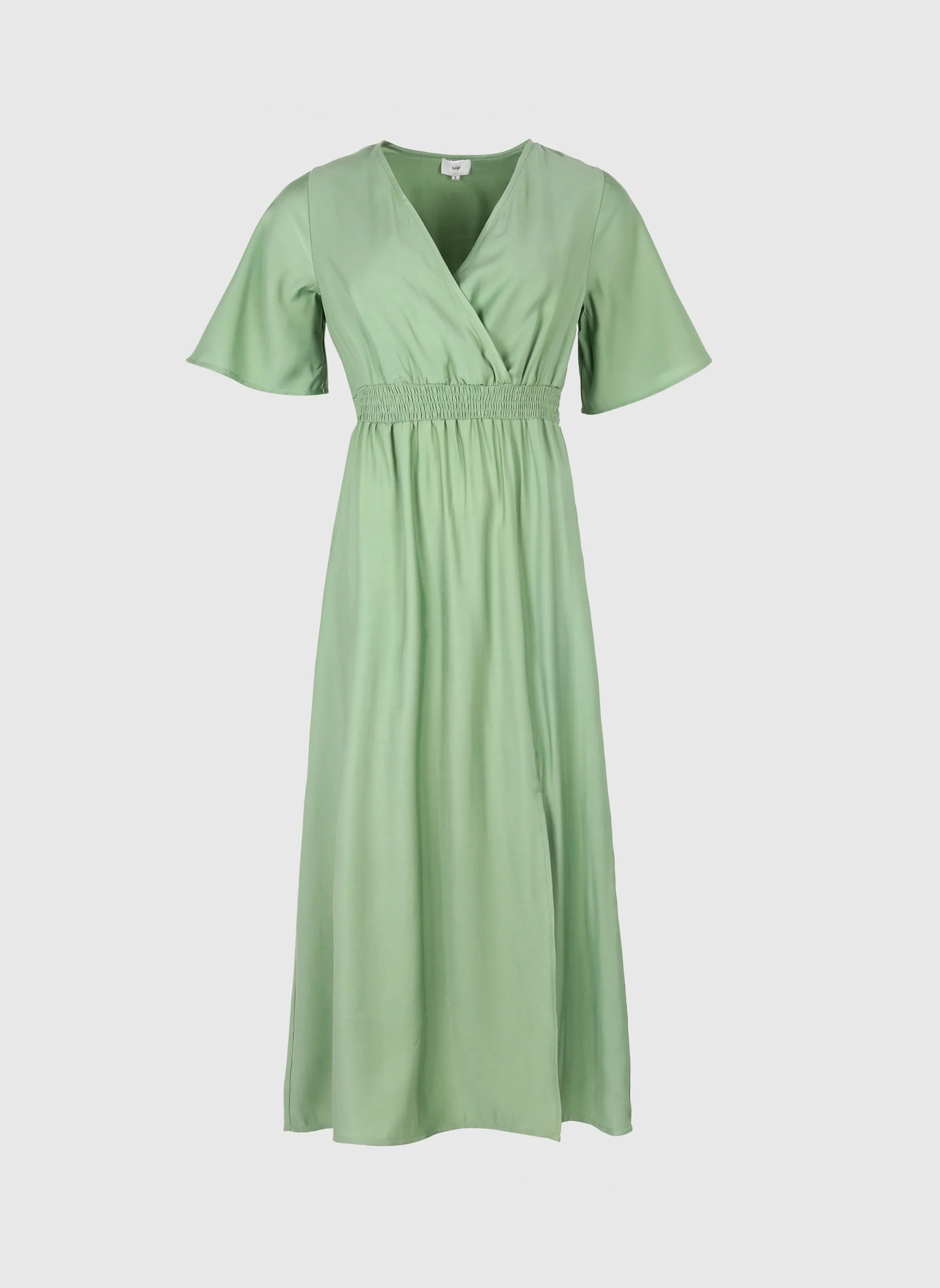 ROBE MIDI MESUN sauge - Image 5
