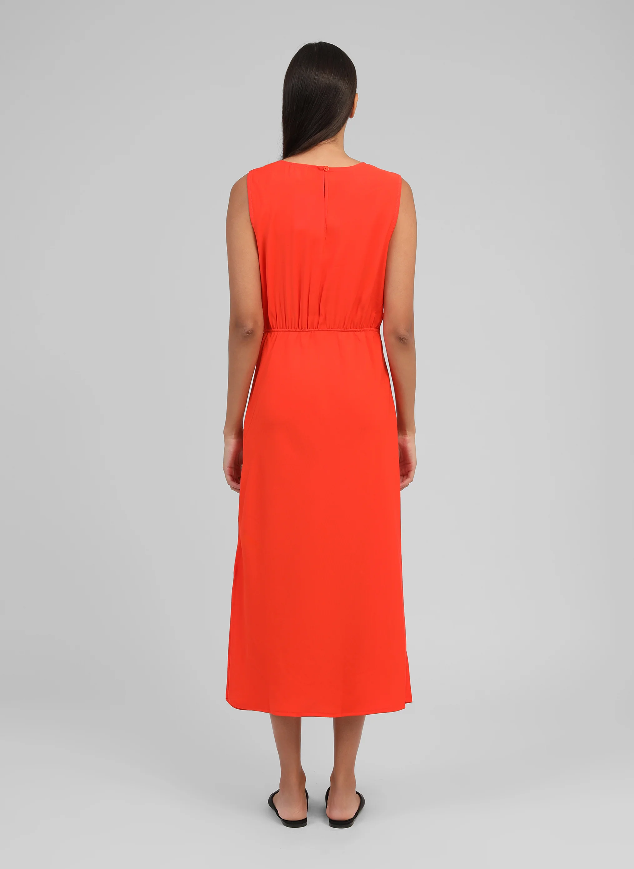 ROBE MIDI MILANA piment - Image 4