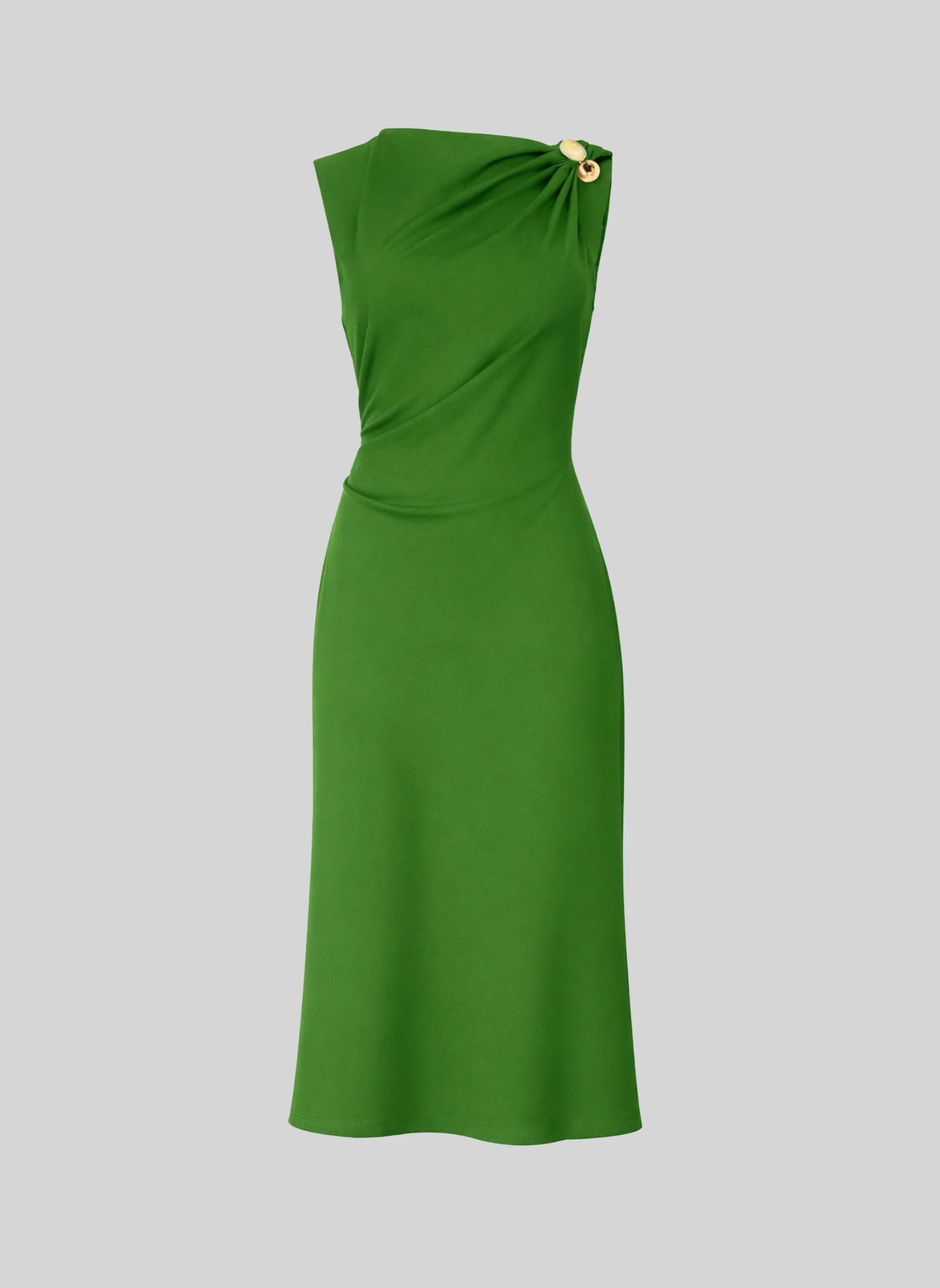 ROBE MIDI MILANA pomme - Image 5