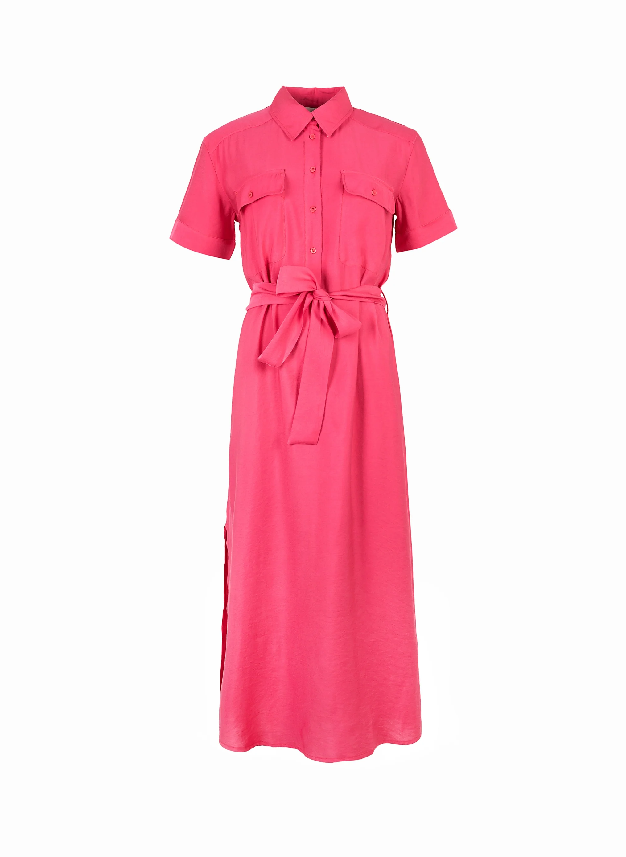 ROBE MIDI MILIE framboise - Image 5