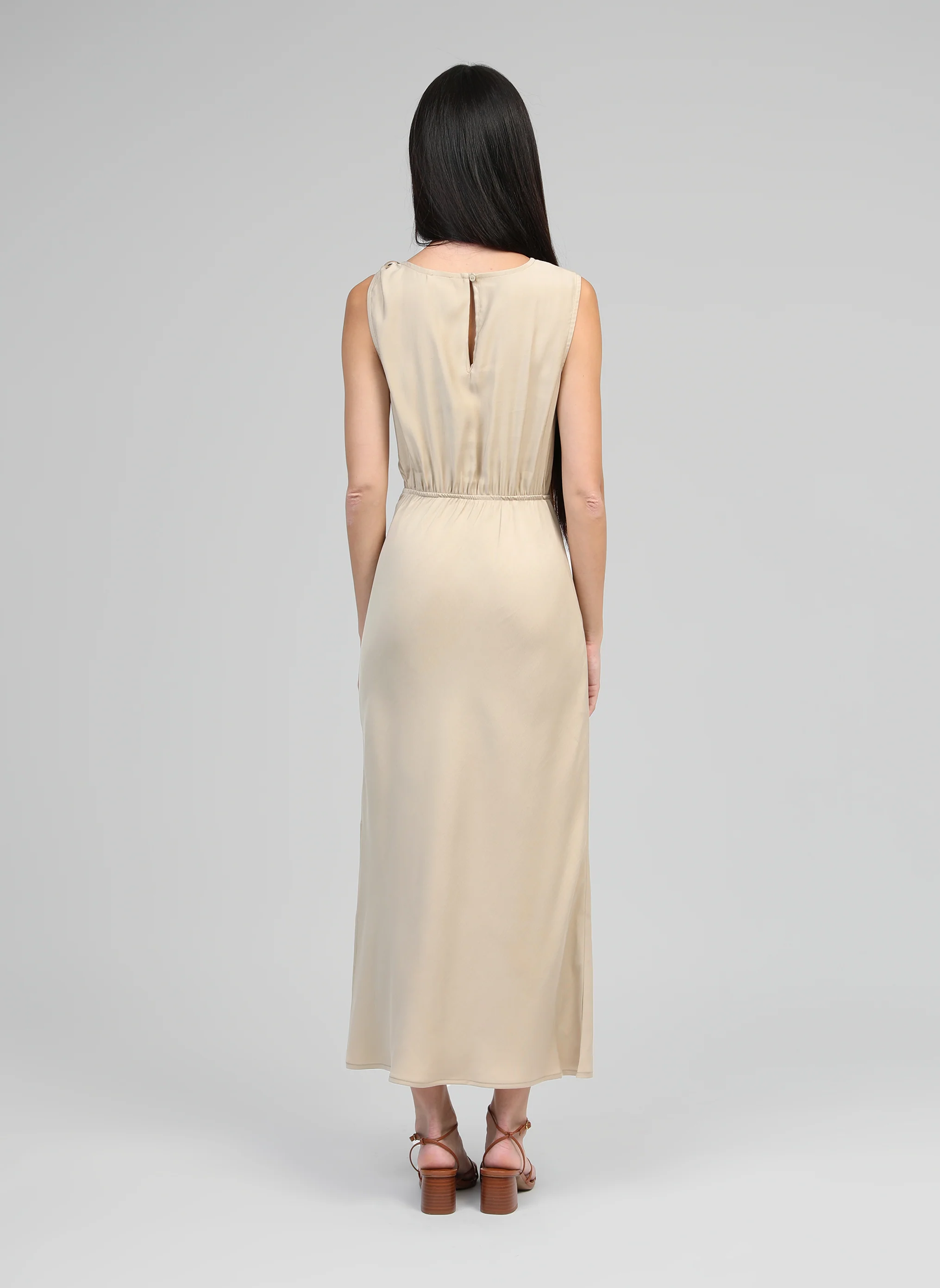 ROBE MIDI MIRKA beige - Image 4