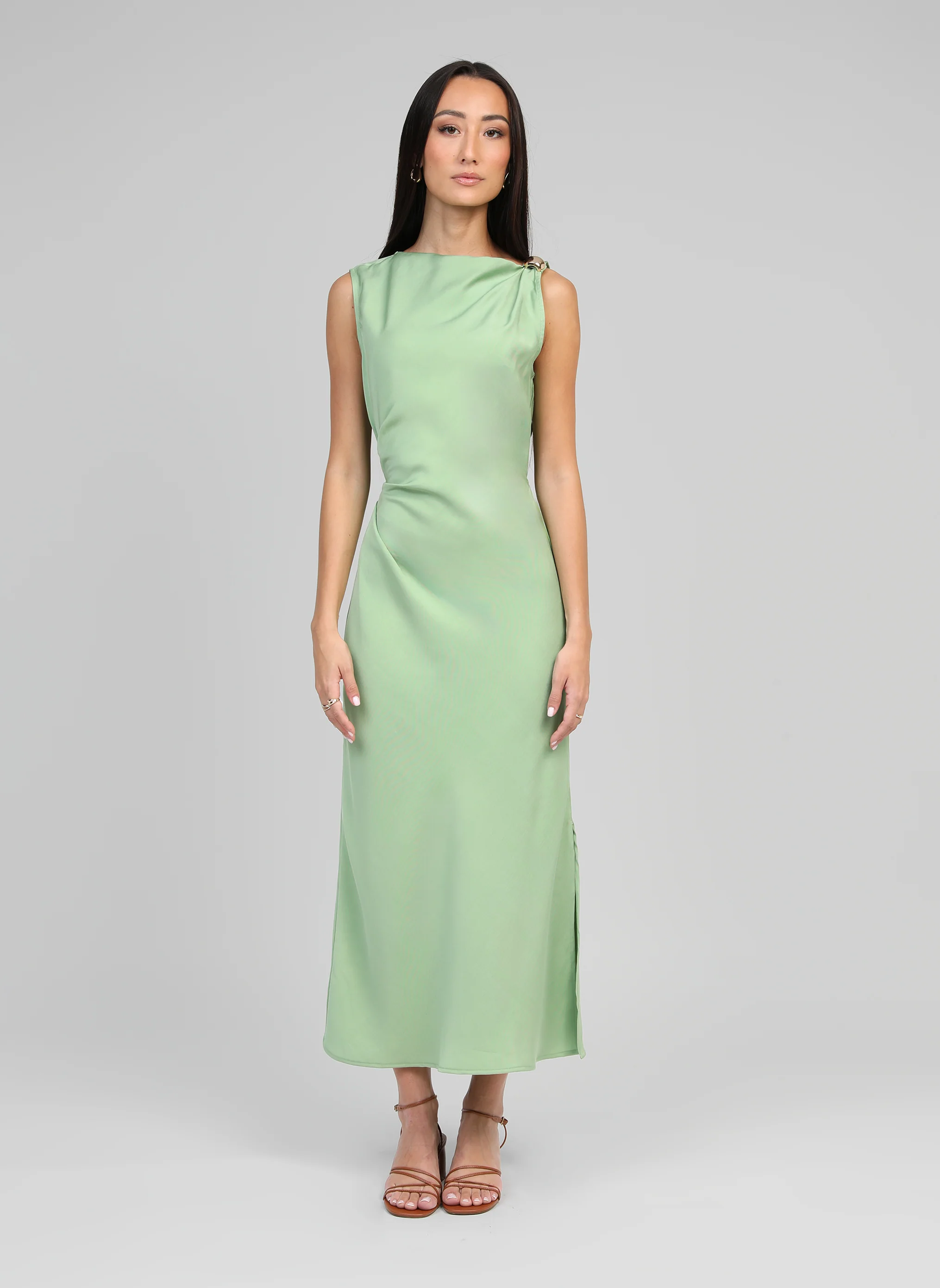 ROBE MIDI MIRKA sauge