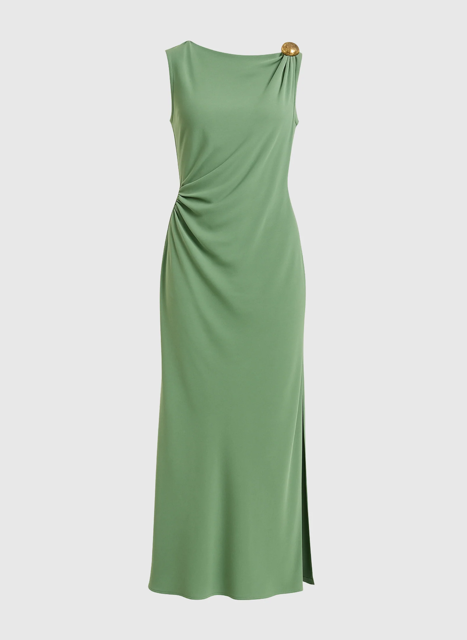 ROBE MIDI MIRKA sauge - Image 5