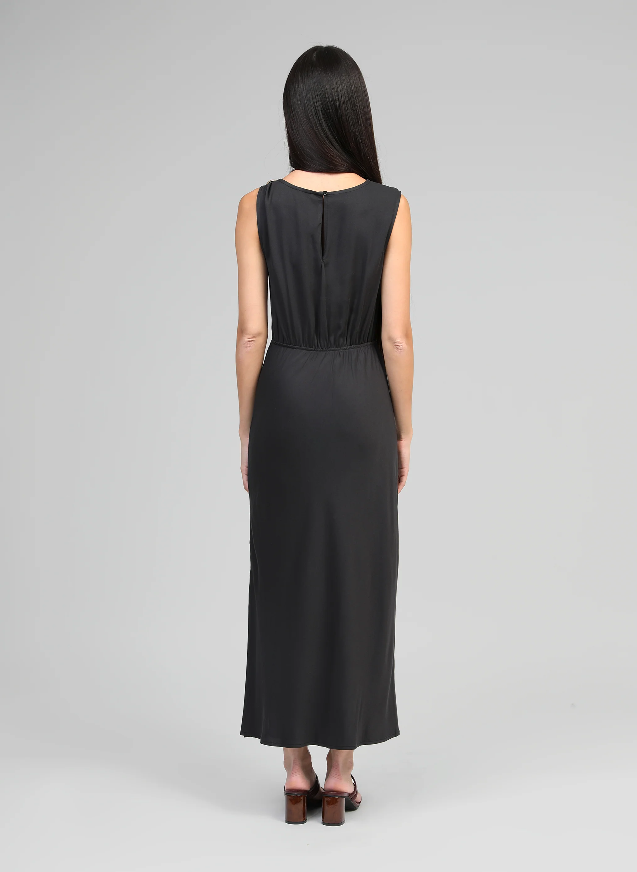 ROBE MIDI MIRKY carbone - Image 4